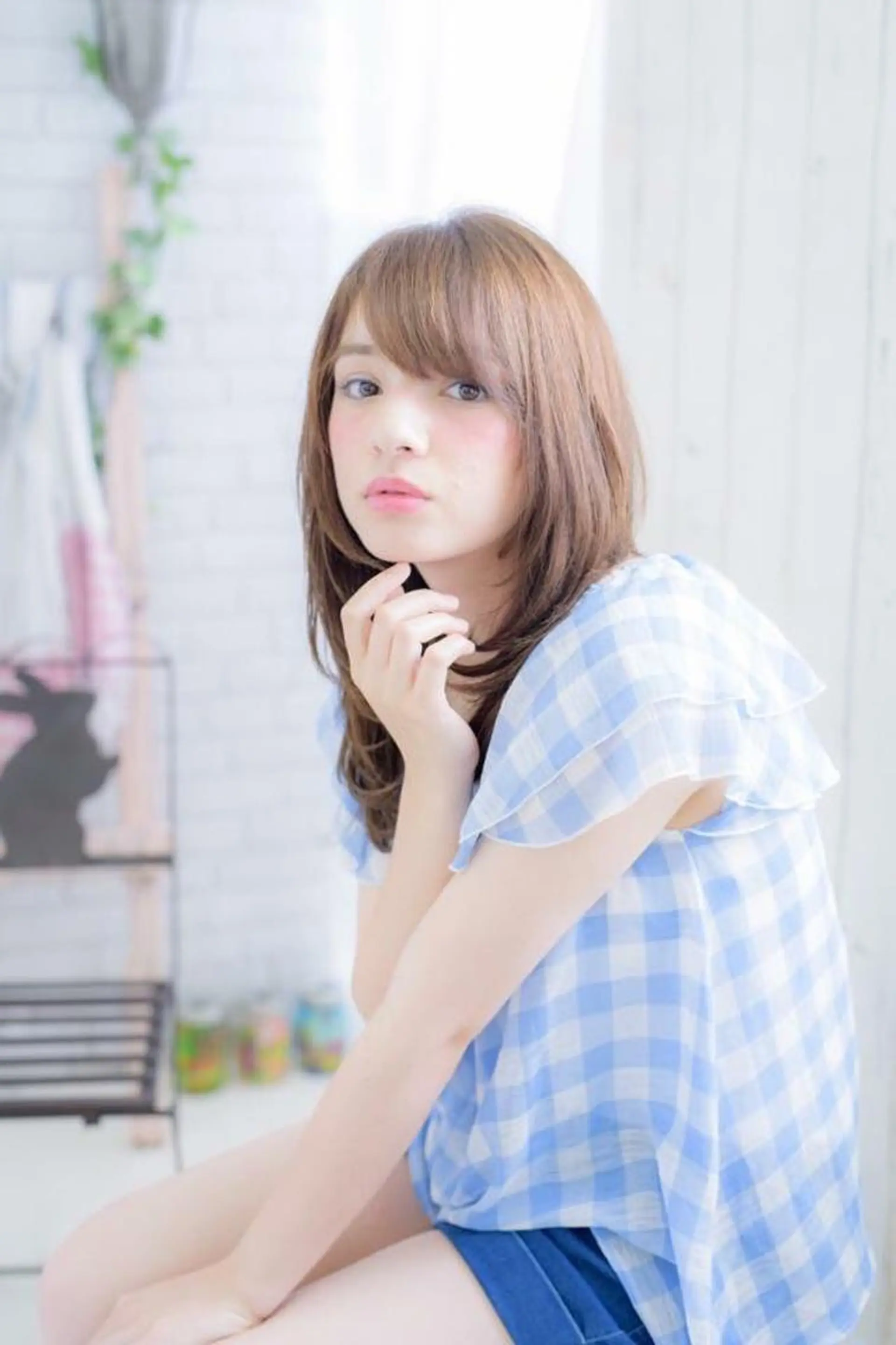 セミロング カラー パーマ×ウルフカット koya☆のヘアスタイル