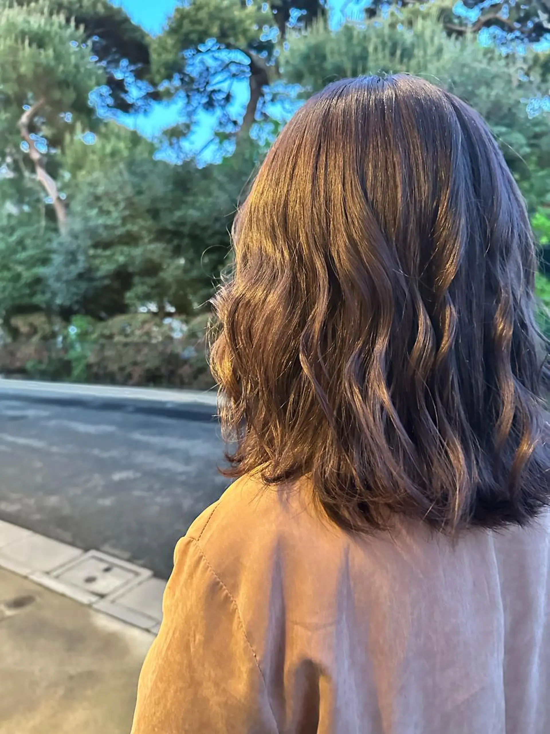 ミディアム カラー 🪼高評価🪼 💎柴崎の藤咲💎のヘアスタイル