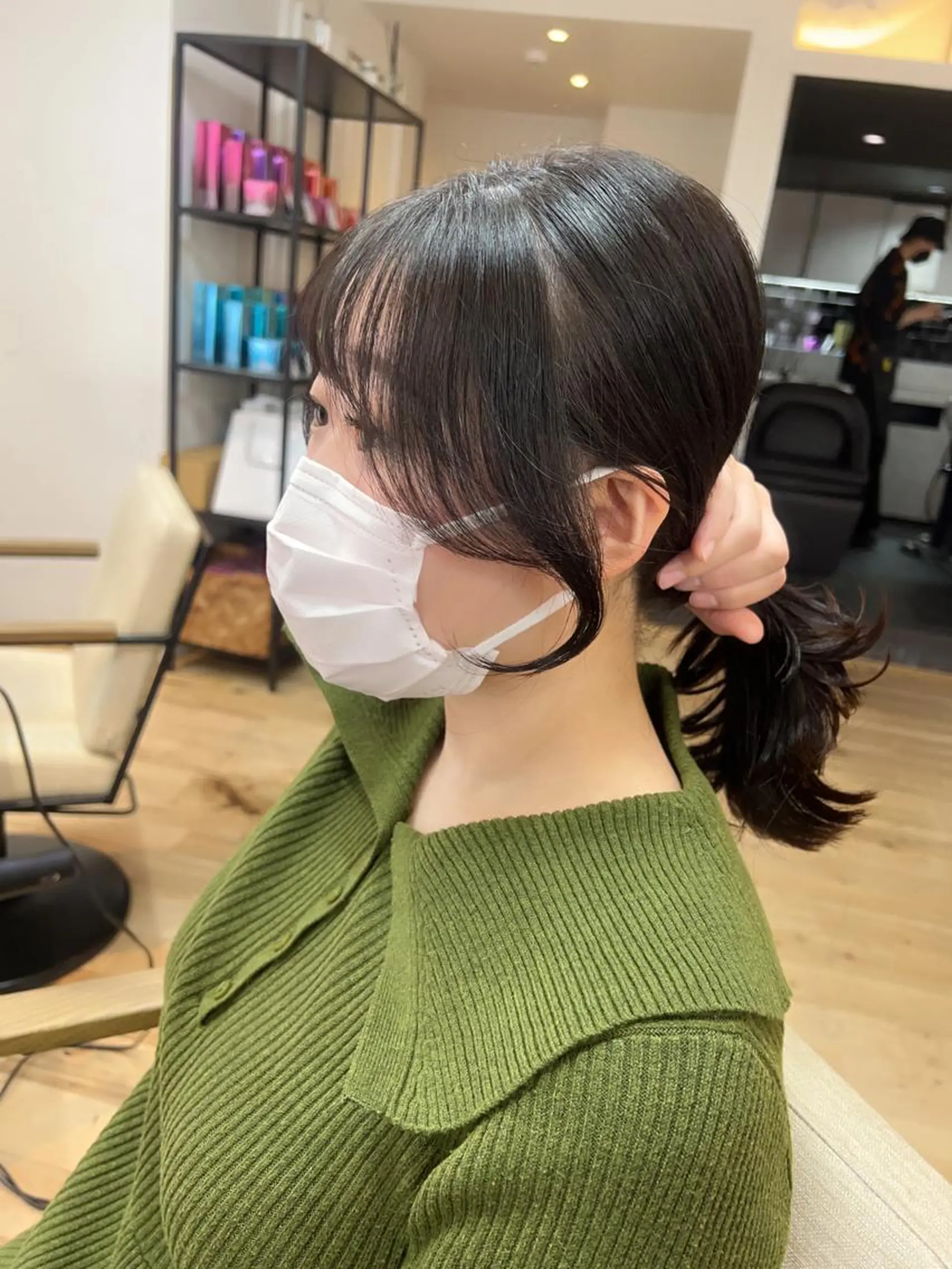 ミディアム 顔周りカット カット ヘアカラー 🩶レイヤーカット/ さわ🩶のヘアスタイル