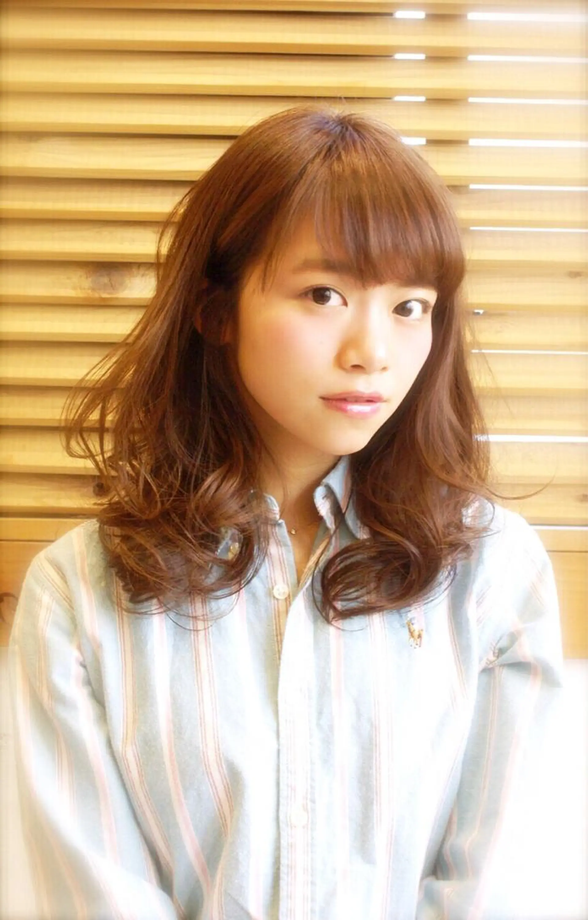 ミディアム カラー みうら ミウラのヘアスタイル