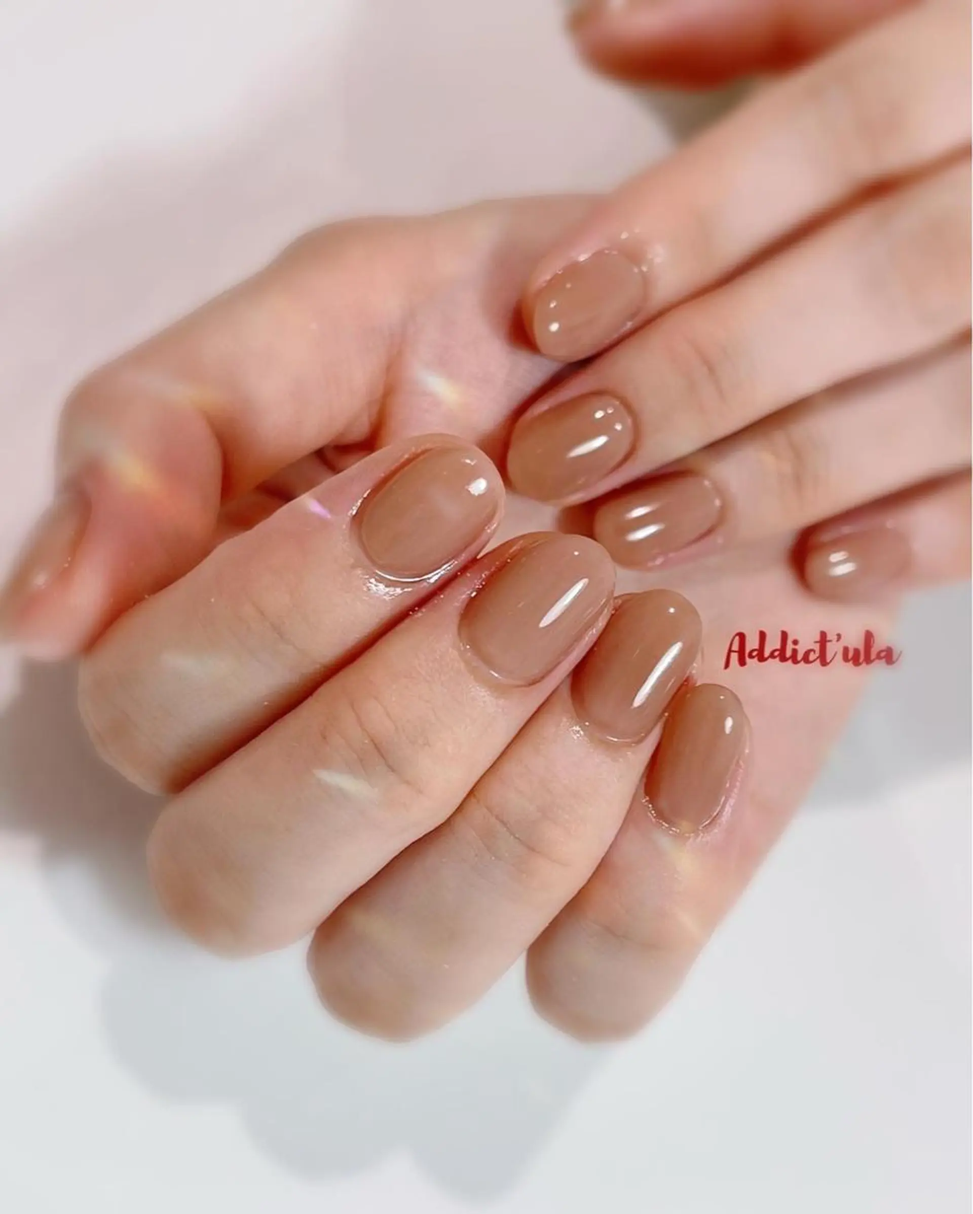 ネイル ワンカラーネイル Addict'ula アディクトウラのネイルデザイン