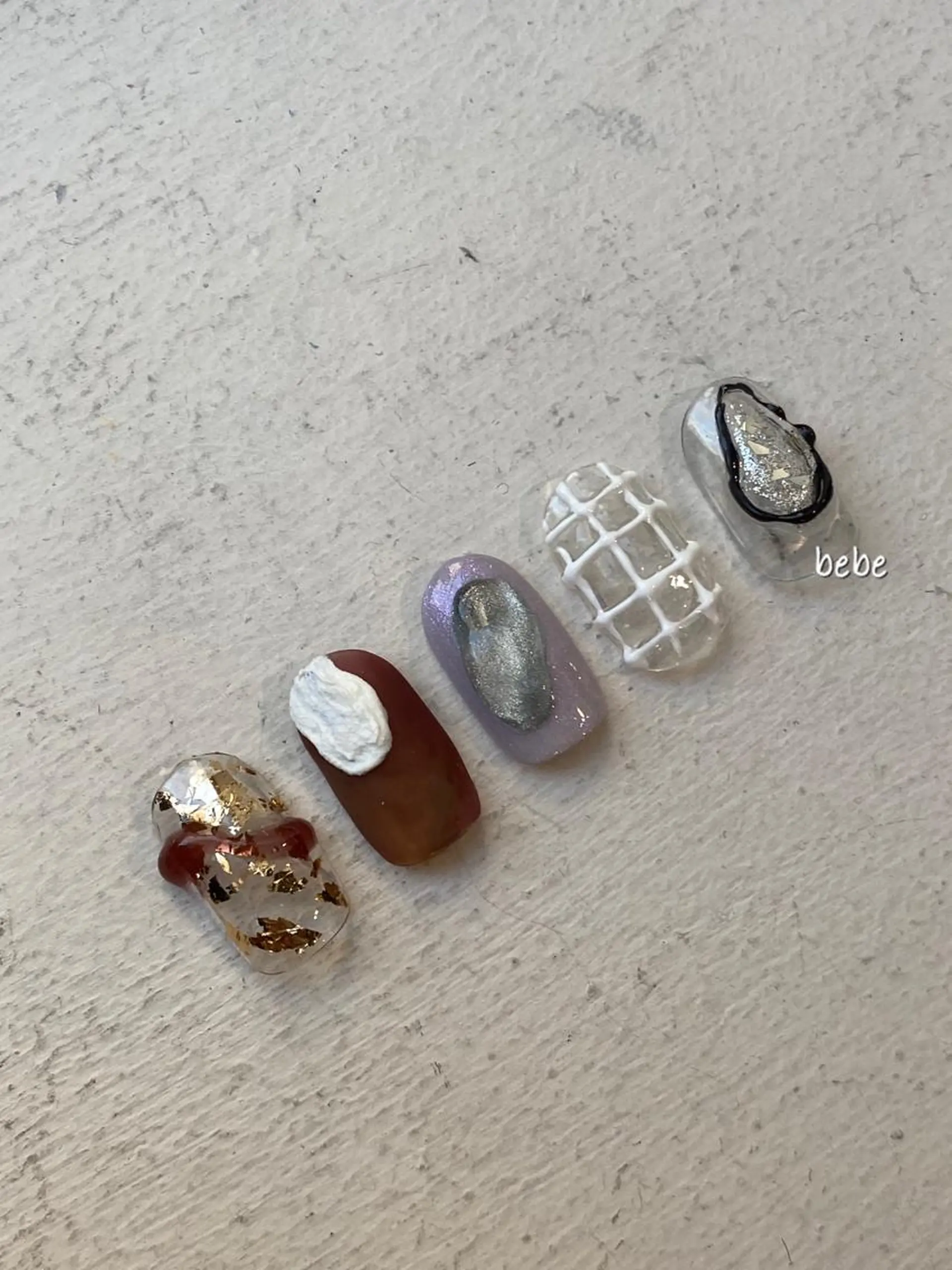 ネイル アートネイル クリアネイル ぷっくりネイル Ann. nail.tokyo所属・Ann nailのネイルデザイン