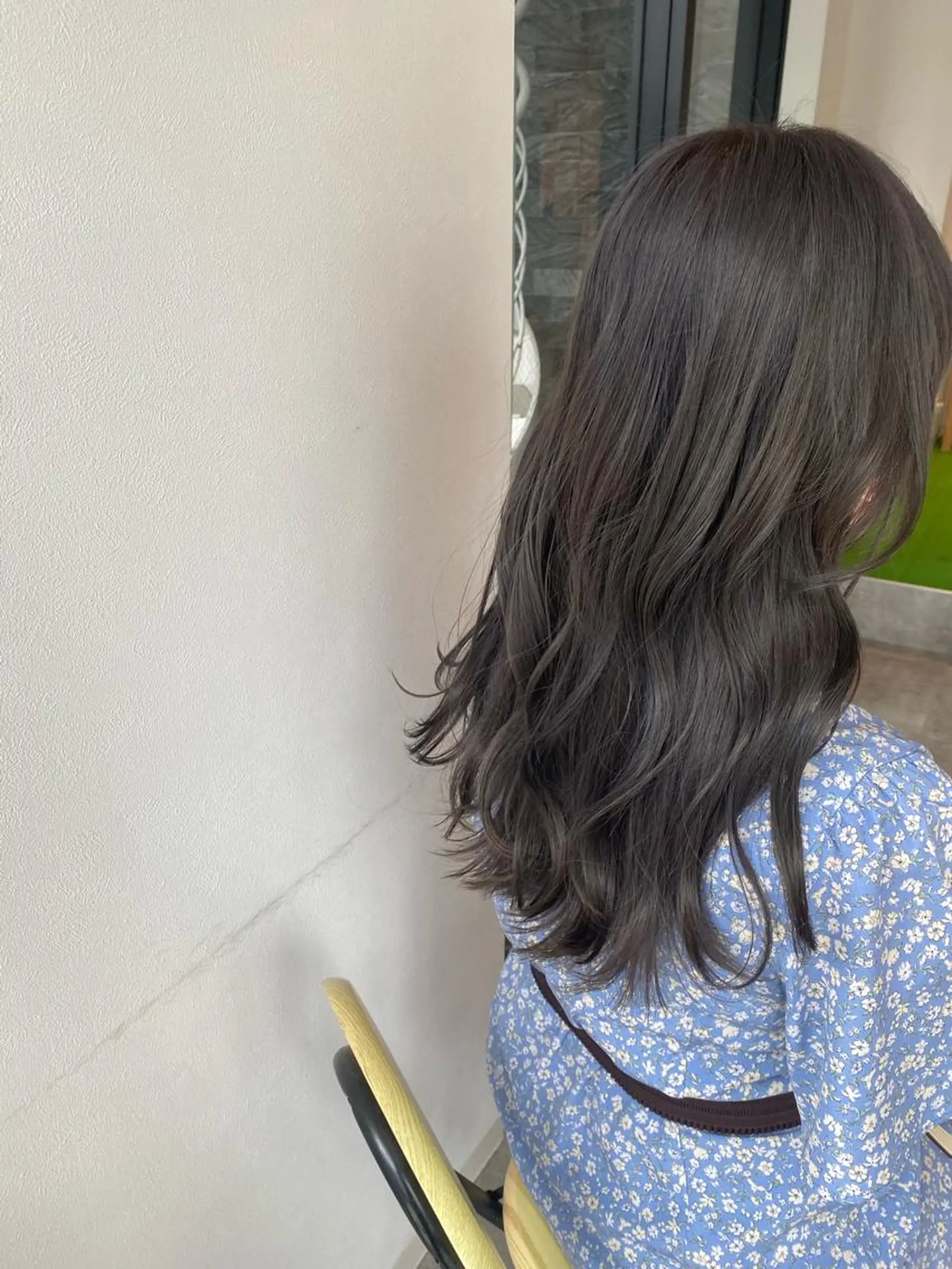 ロング カラー ブリーチ 透明感カラー グレージュ オスズ 🎀´-のヘアスタイル