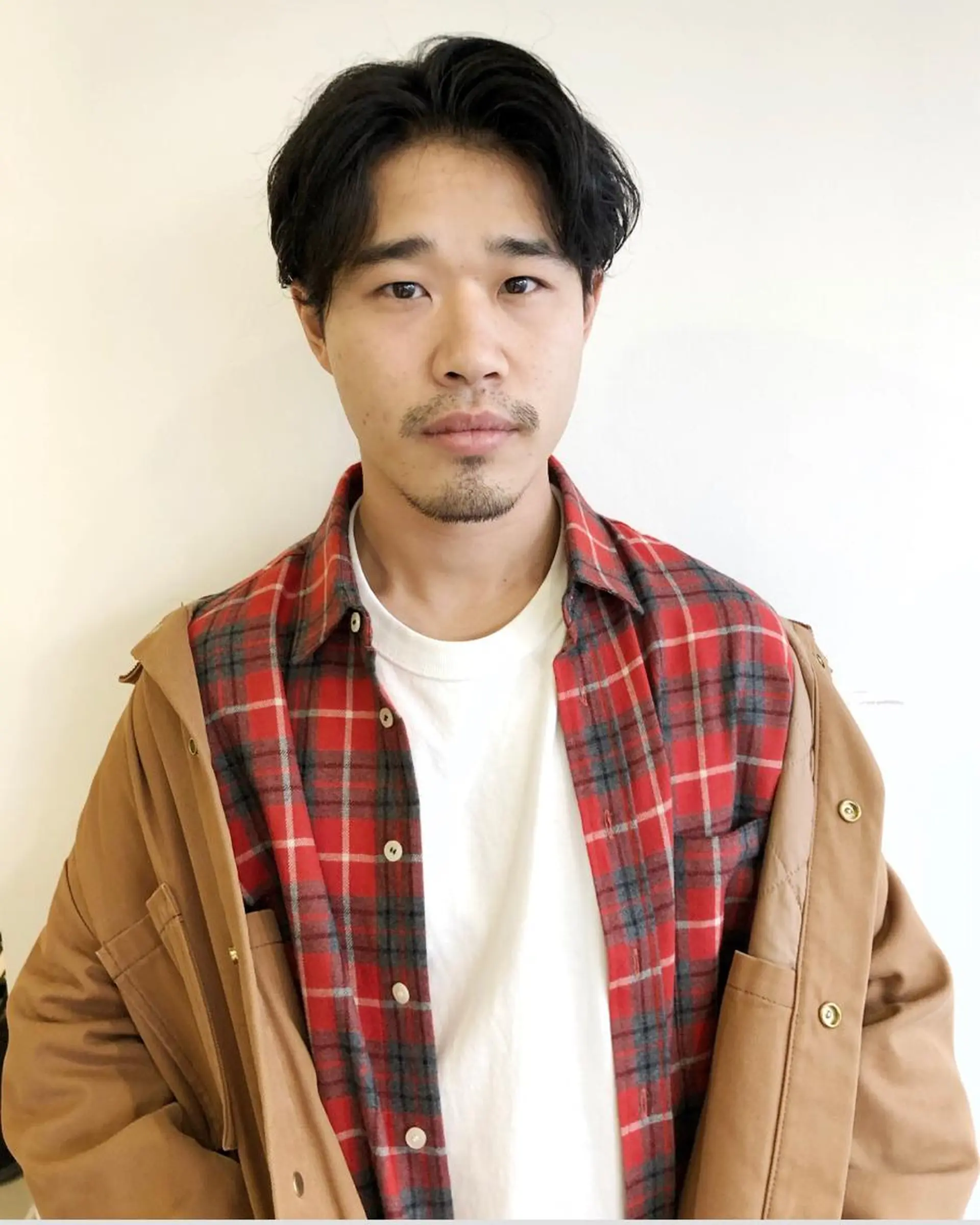 メンズ センターパート カット 渋谷メンズカット/ 工藤靖也のヘアスタイル