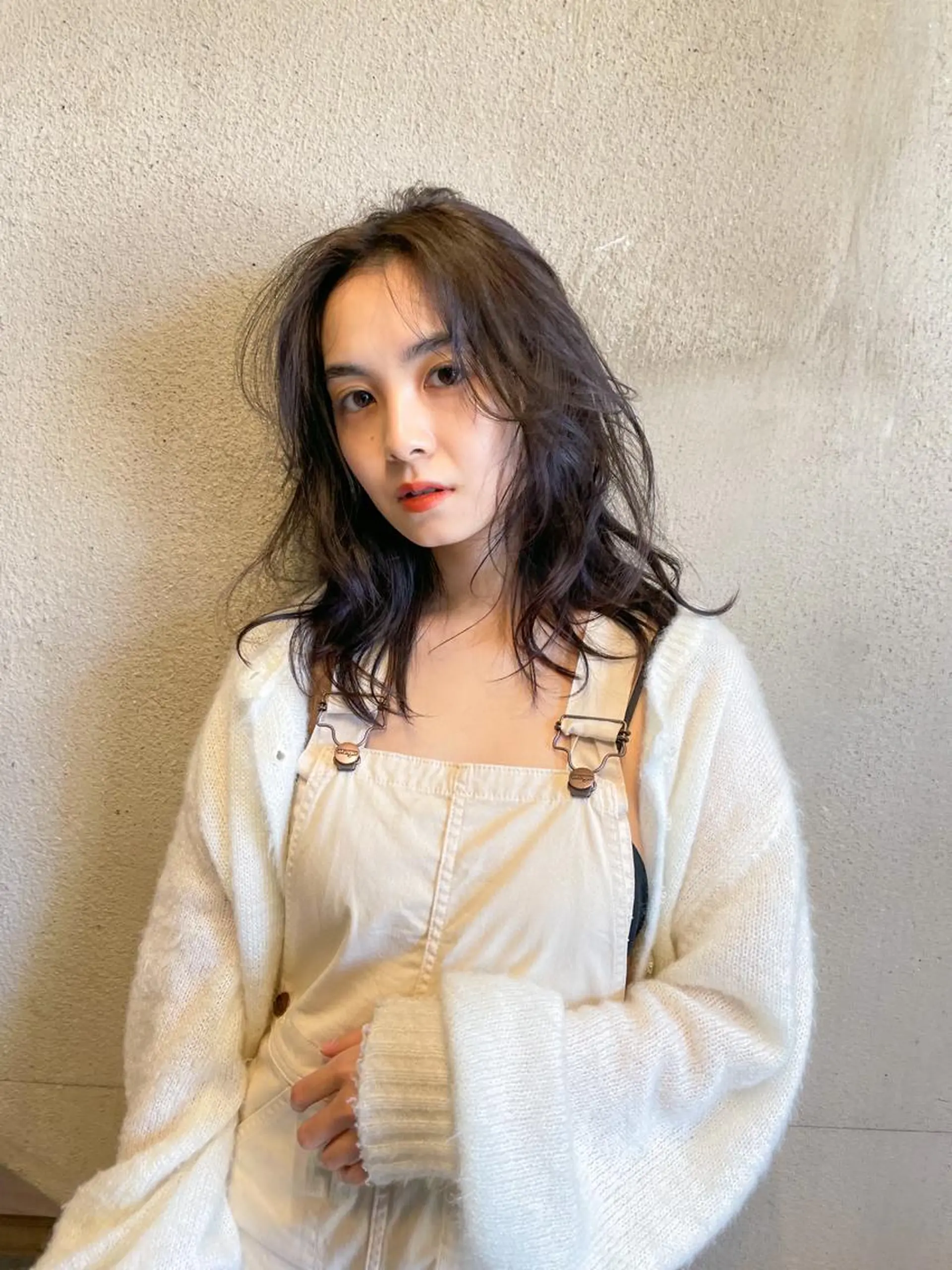 ミディアム パーマ パーマ/レイヤー 岩山丈一郎のヘアスタイル