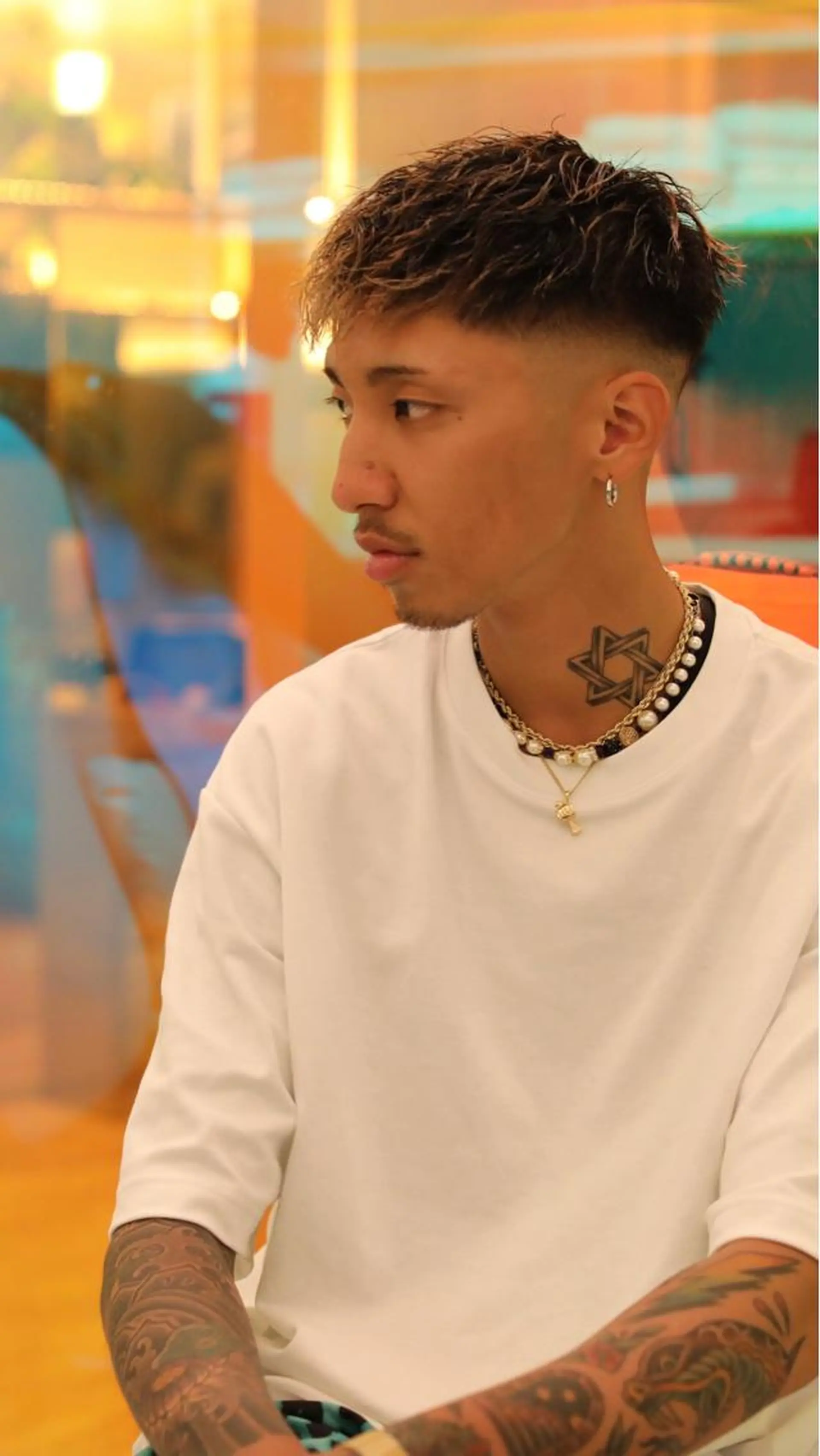 ショート カラー パーマ カット Riganuts王子 Hayato✂︎のヘアスタイル