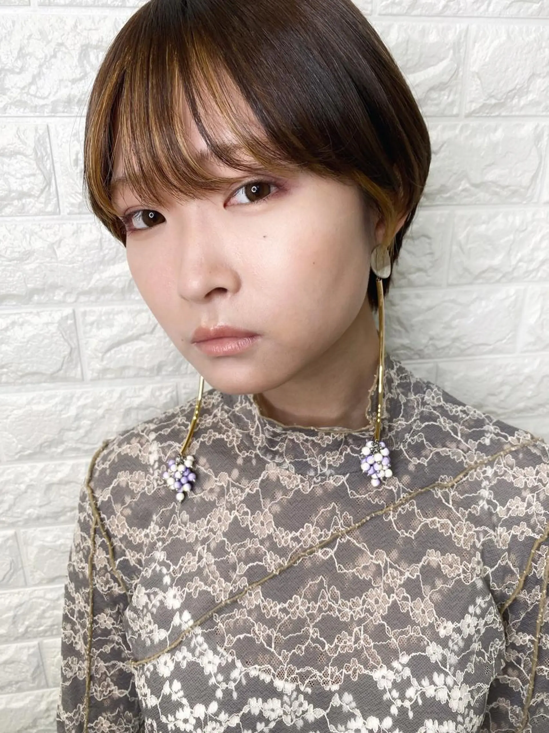 ショート ショートヘア 高木 麻知子のヘアスタイル