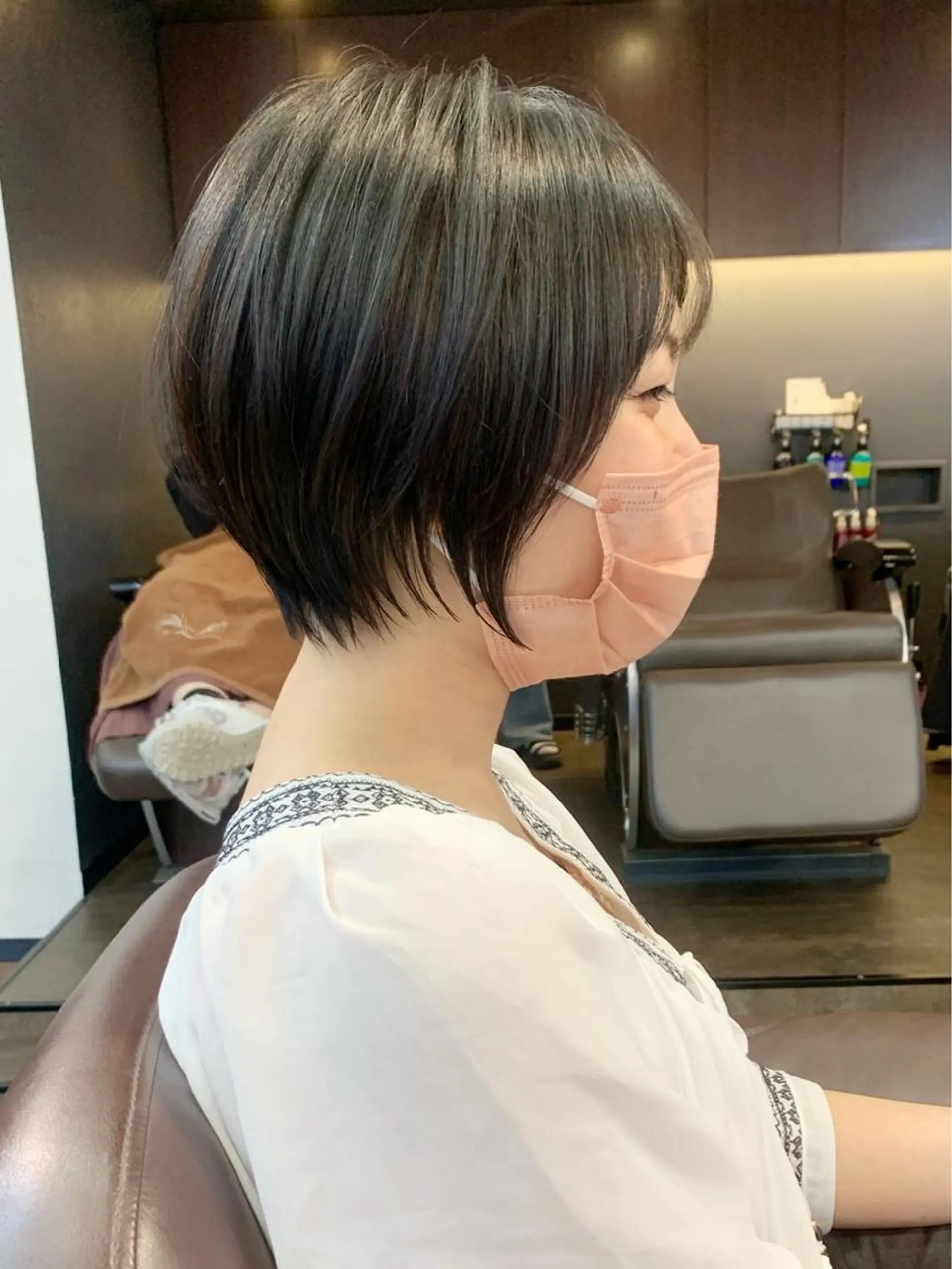 ショート 縮毛矯正/ショート/ レイヤー/畑中正敏のヘアスタイル