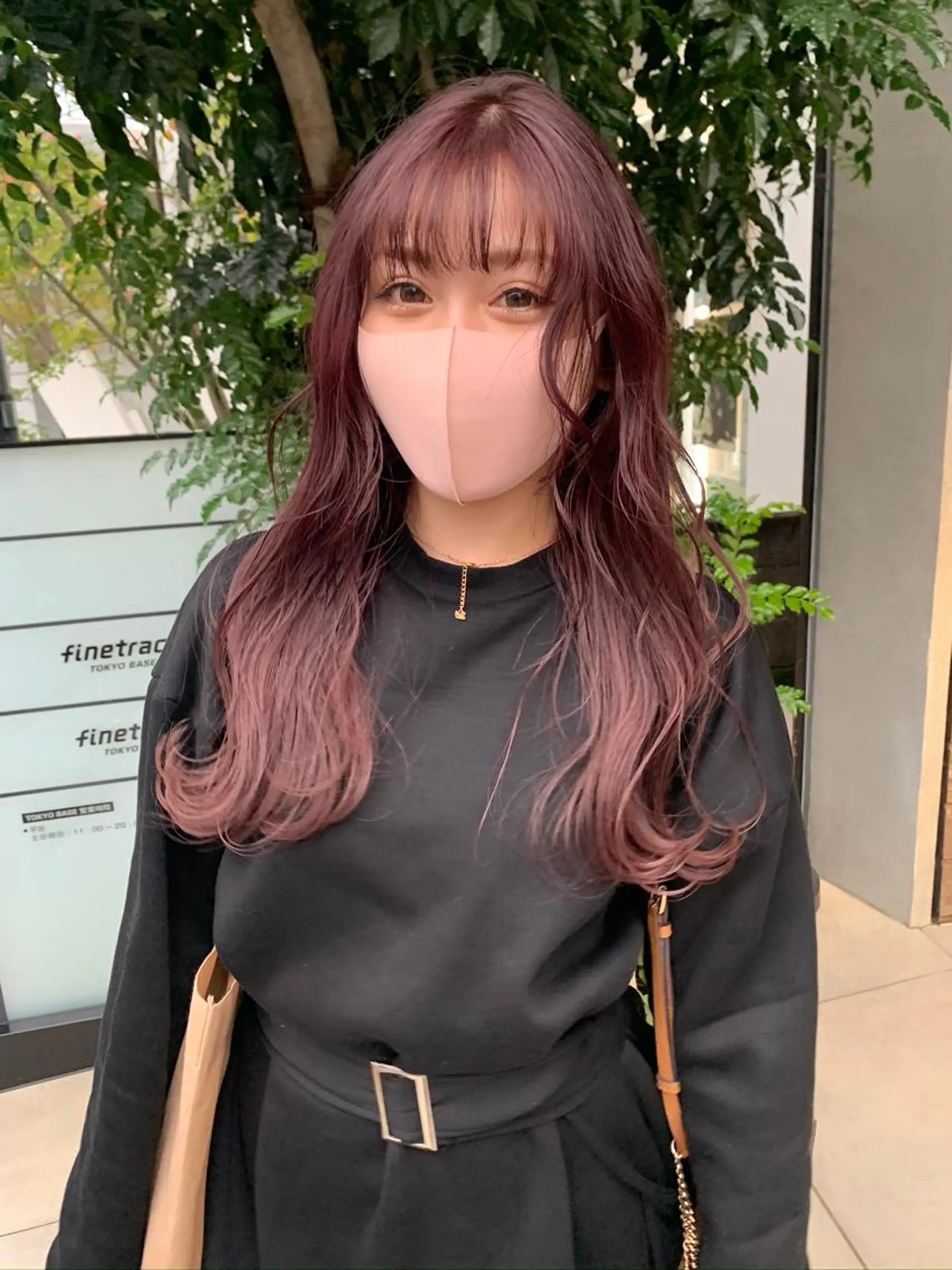 セミロング カラー ネイル カット ヘアカラー トリートメント ハイトーンボブ 前田 表参道　グレージュのヘアスタイル