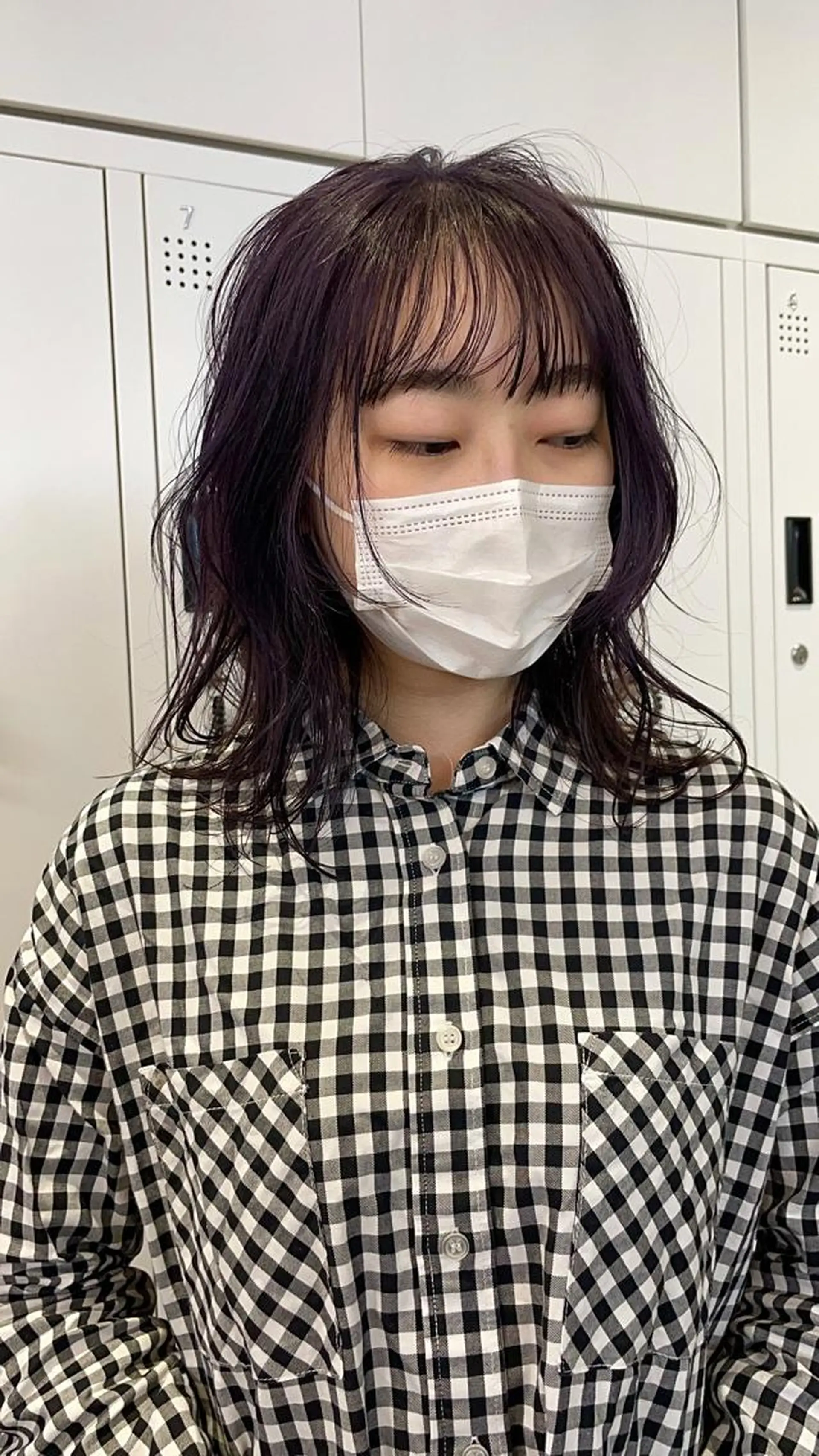 ミディアム カラー カット パーマ 🇰🇷カルマパーマ kaito🇰🇷のヘアスタイル