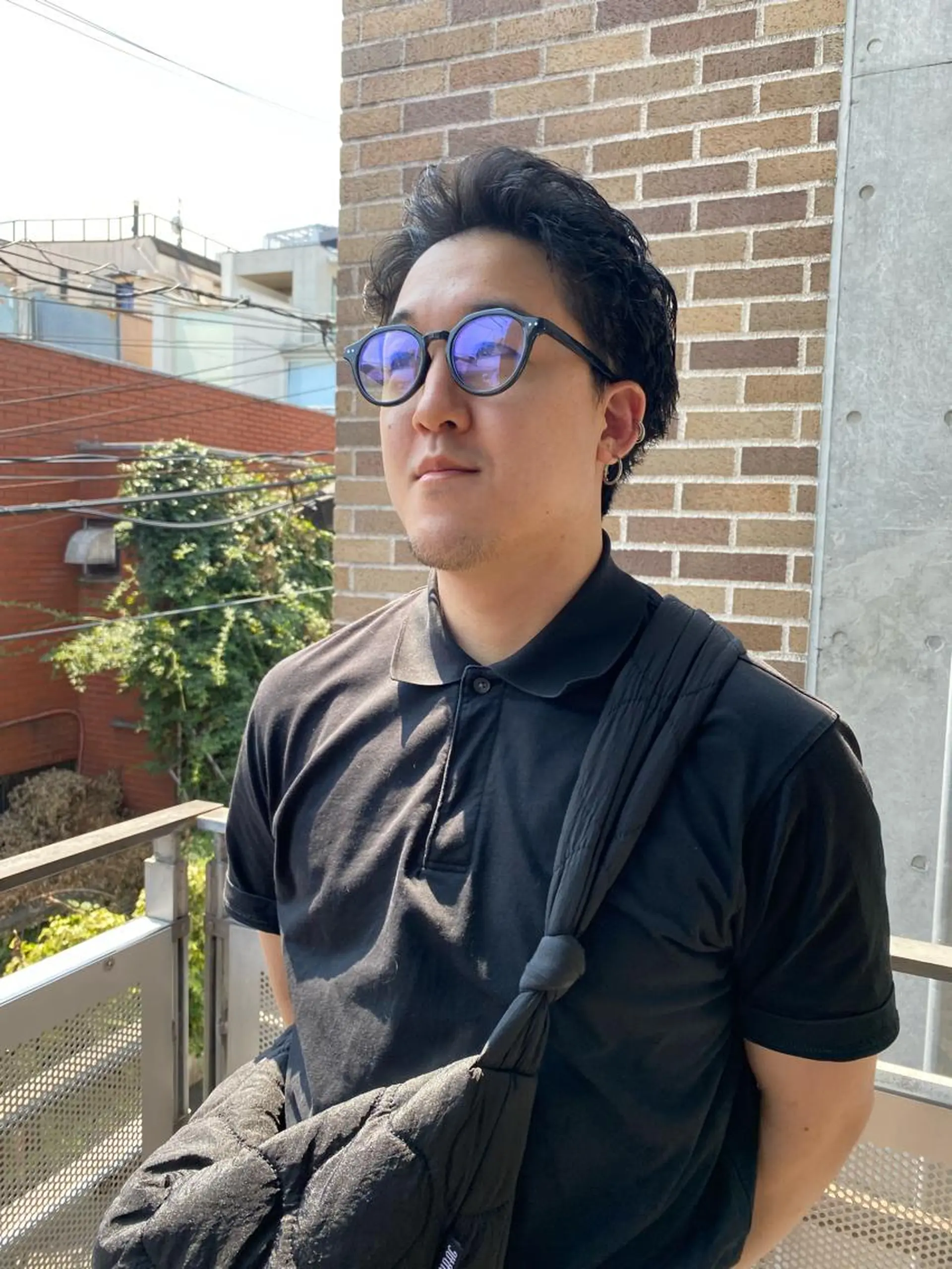 メンズ カット yumeka🩶ボブ 暖色/透け感カラーのヘアスタイル