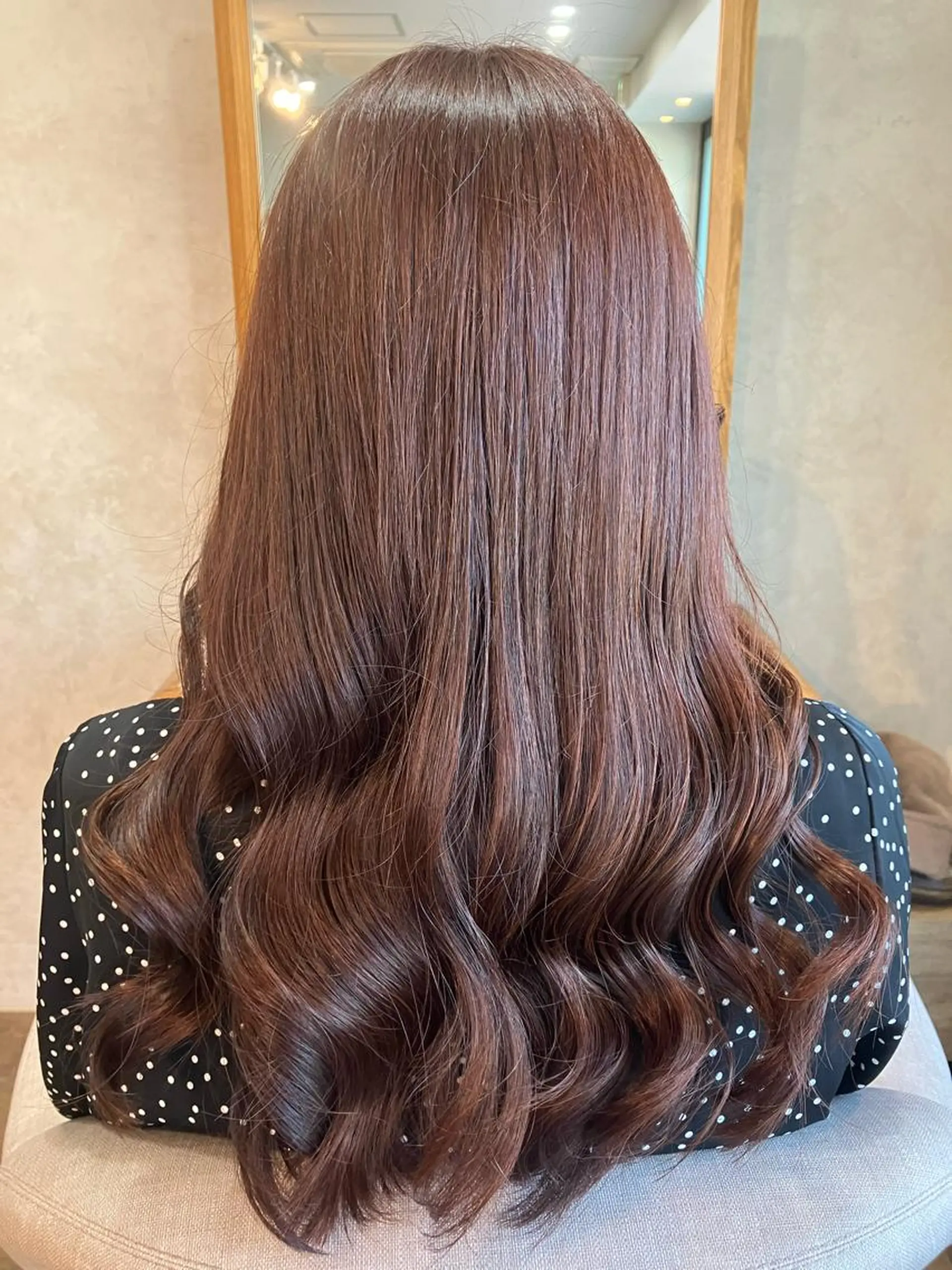 ロング カラー ピンクカラー Hair&Make Nahoのマツエク・マツパデザイン