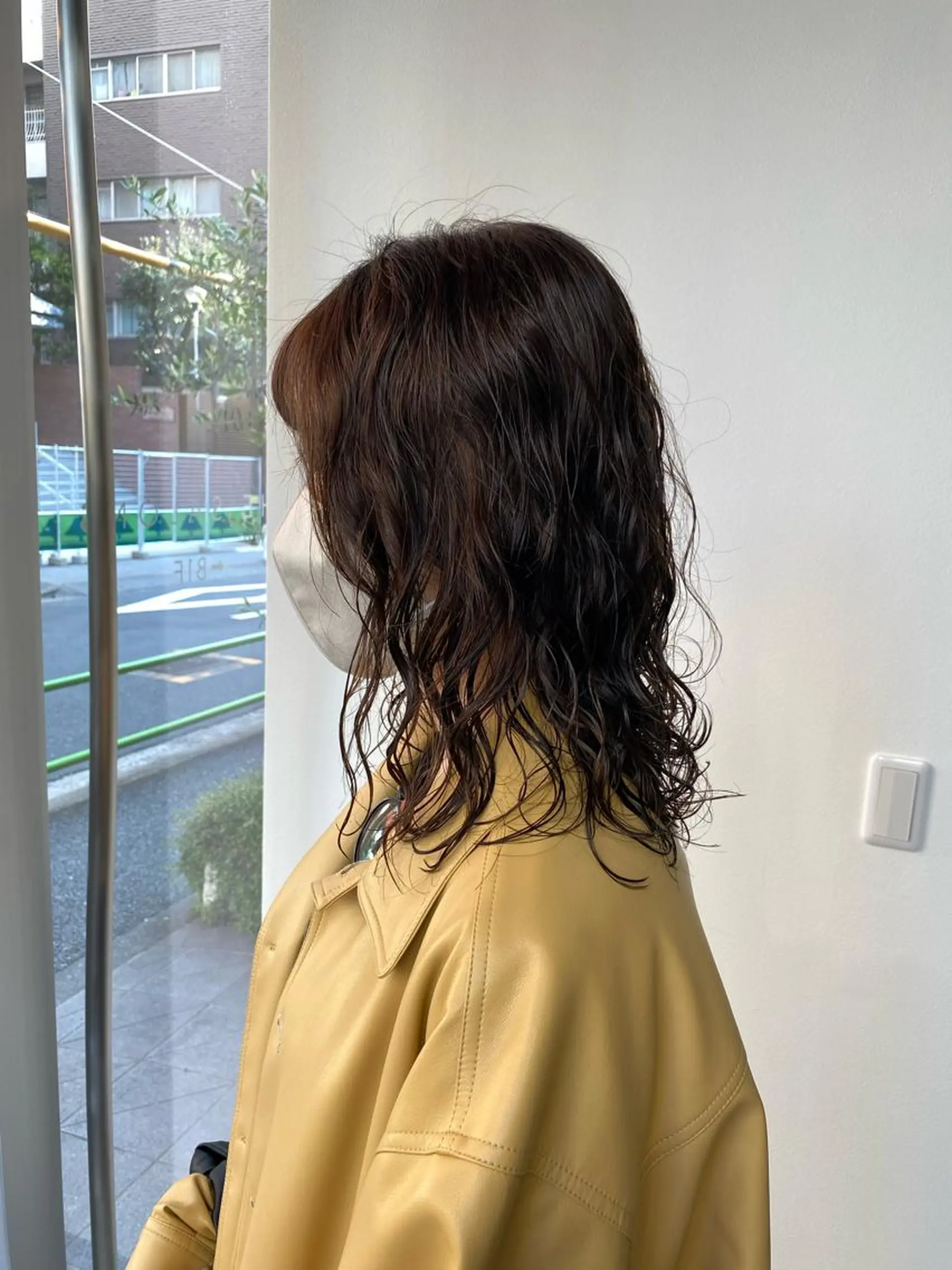 ミディアム パーマ 低ダメージパーマ ケアパーマ/武田明大のヘアスタイル