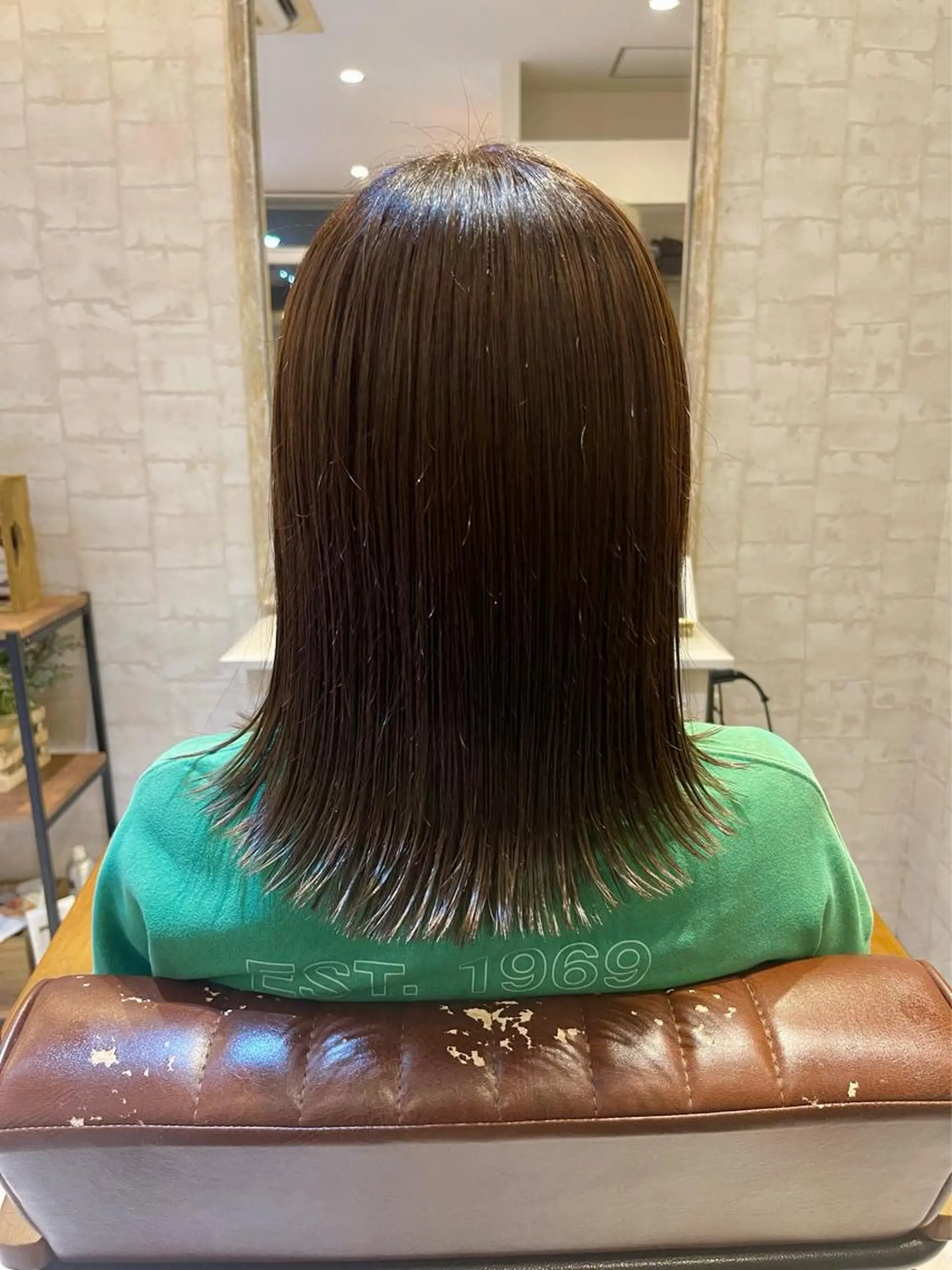 セミロング カット ヘアカラー トリートメント 🍭透明感カラー 志賀拓海🍬🌈のヘアスタイル