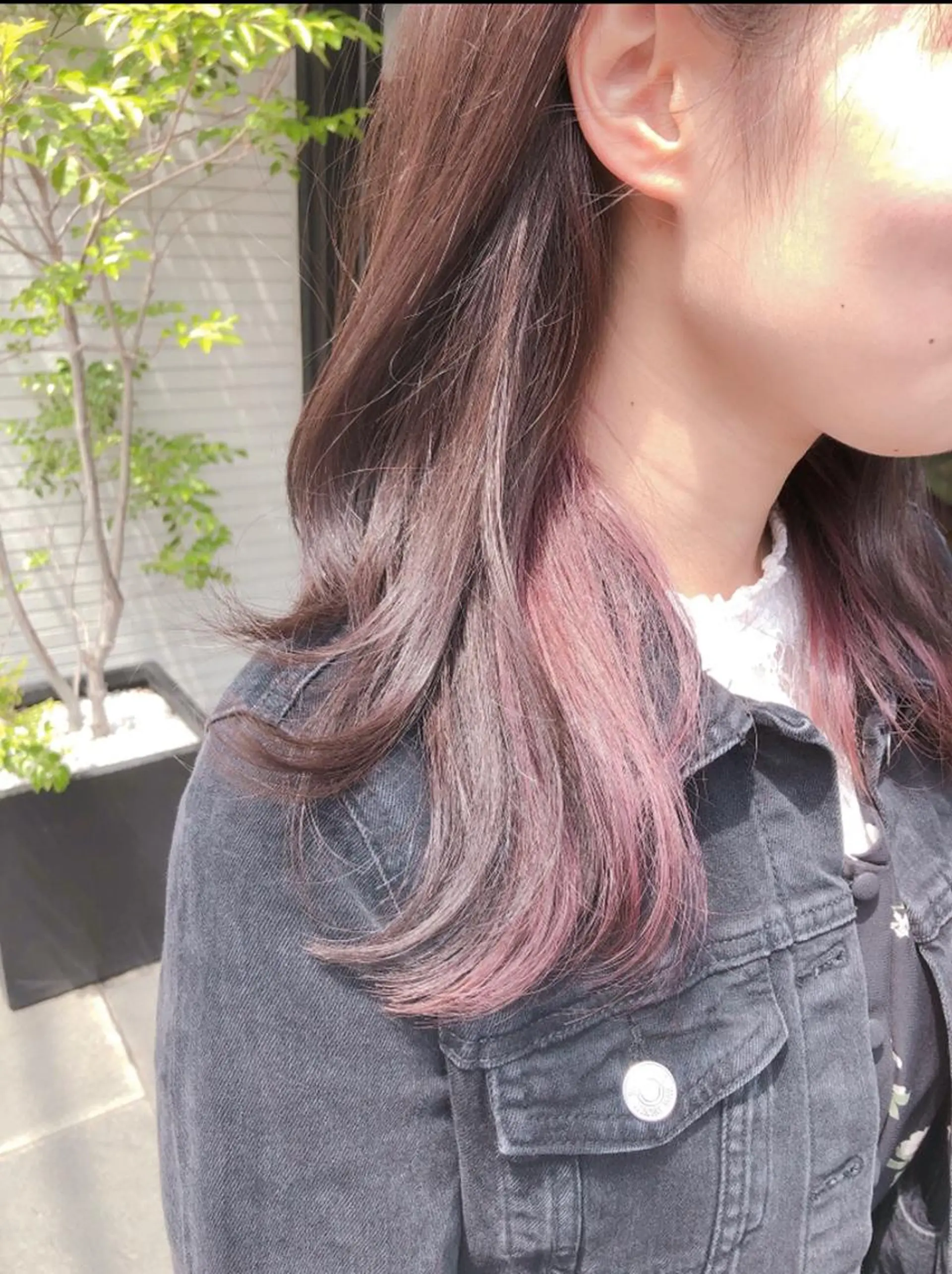 セミロング ﾊｲﾄｰﾝ/ｶﾗｰ/ 用賀/稲若健太郎のヘアスタイル