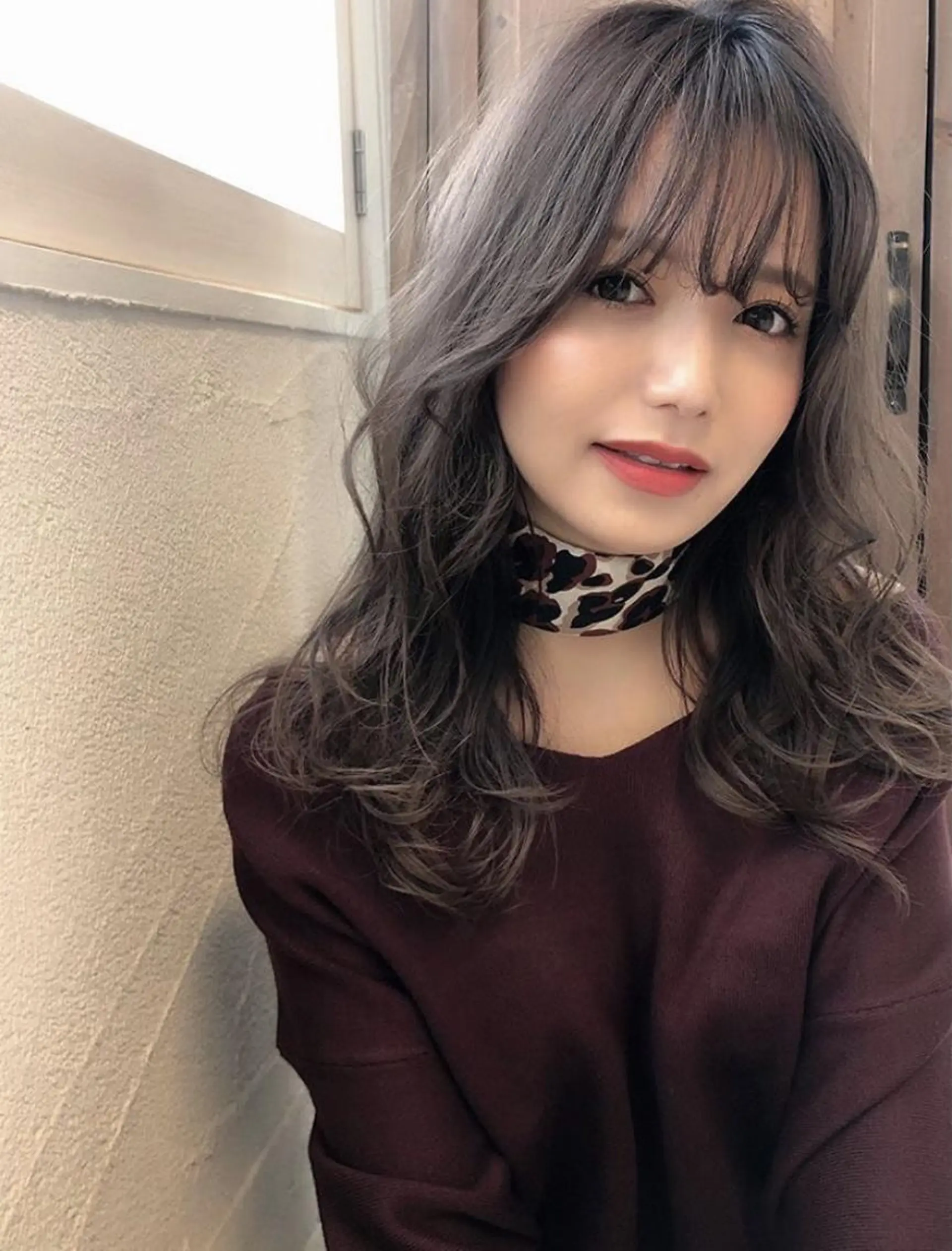 ロング カラー ヘアアレンジ ベージュカラー 河島 裕樹のヘアスタイル