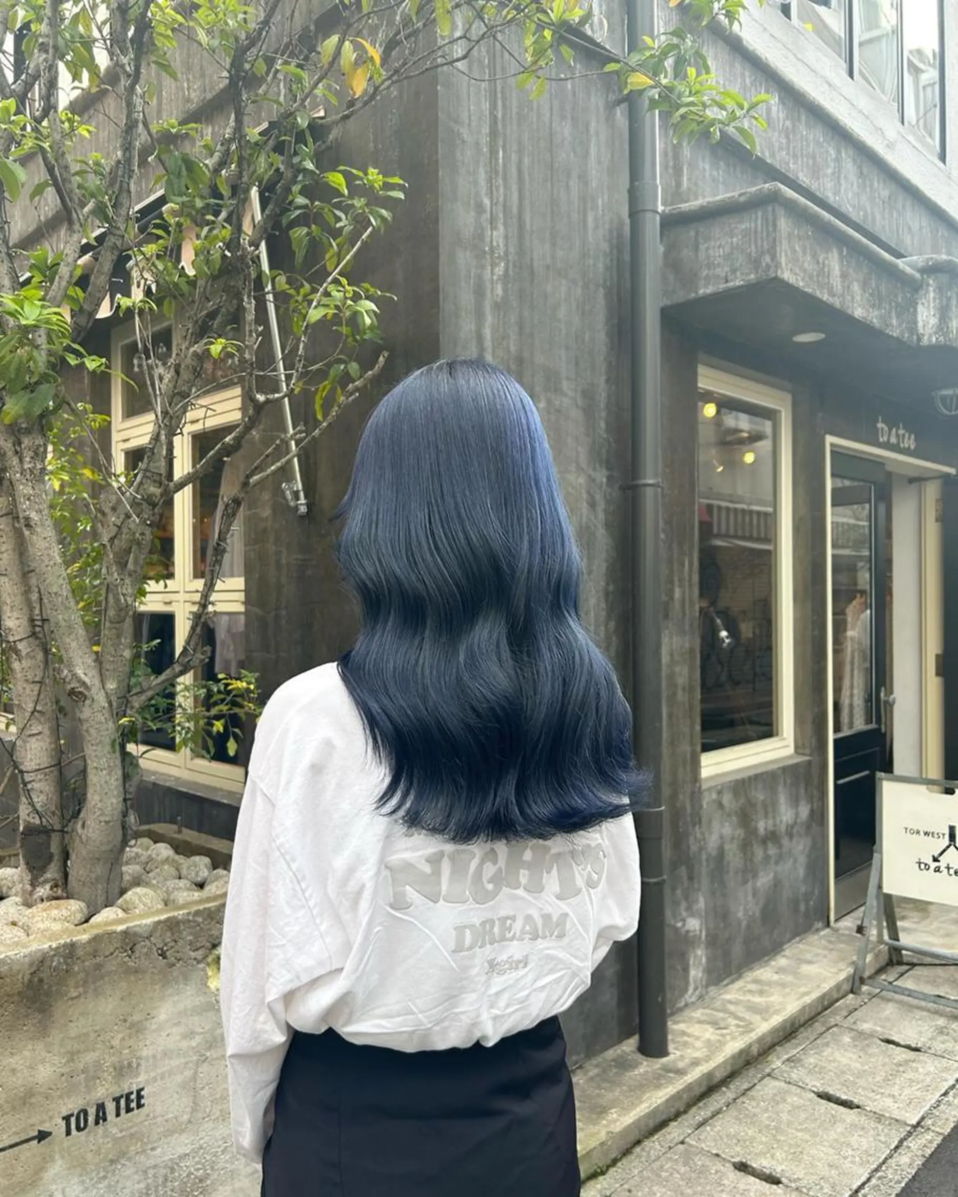 ショート カラー メンズ メンズブリーチ アッシュ 黒髪 ブリーチ ブルーカラー 🩷Eny terrace🩷のヘアスタイル