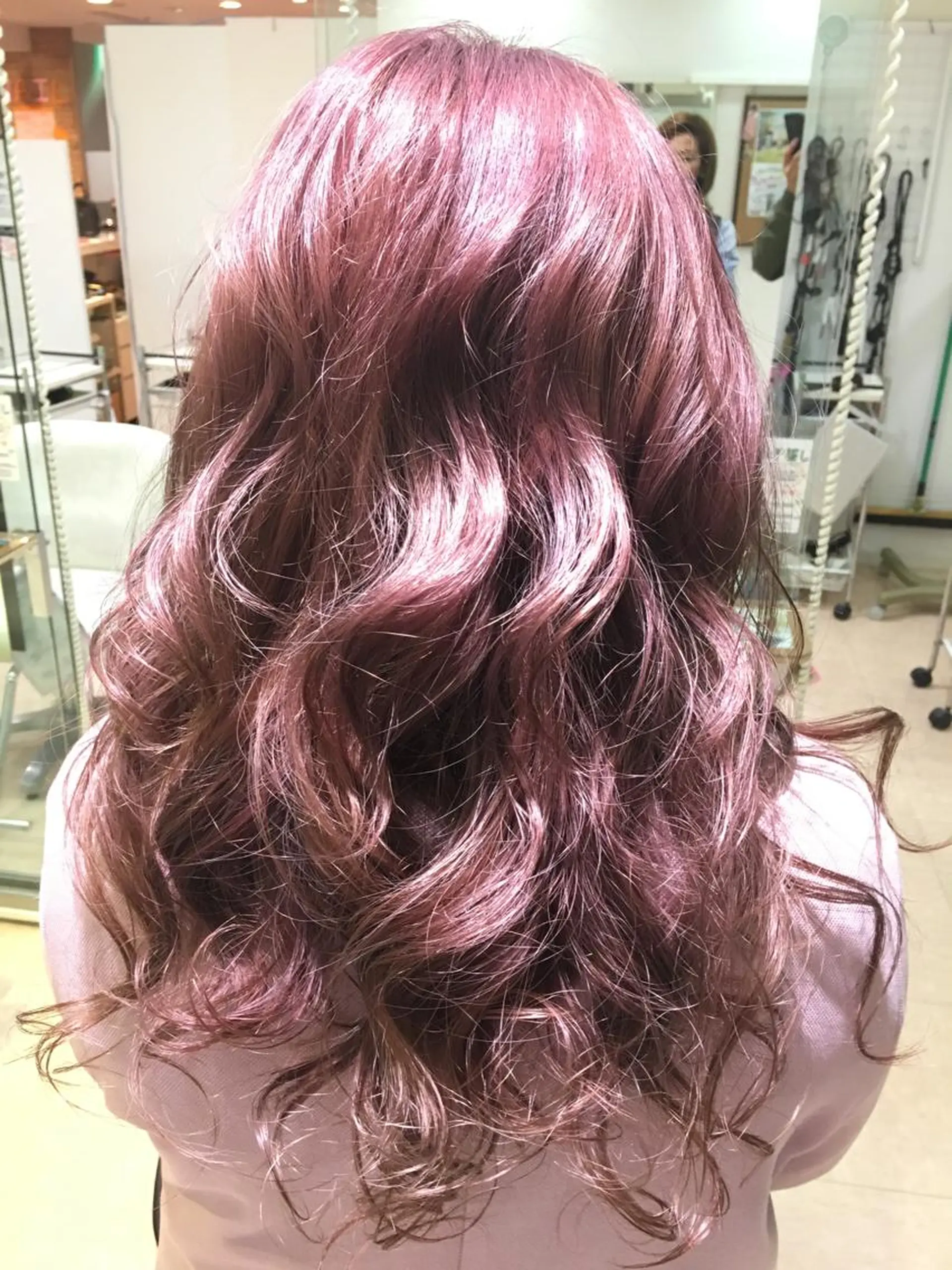 ロング カラー きむえり/髪質改善 /うねり広がり改善のヘアスタイル