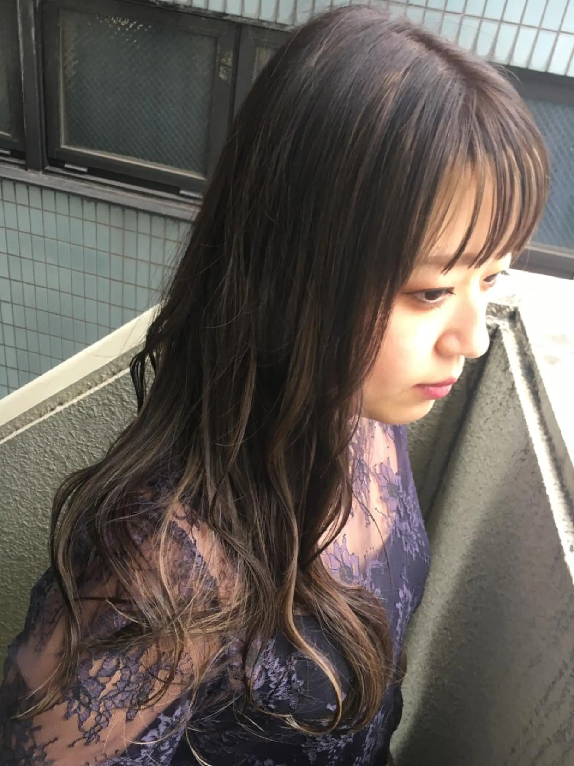 ロング カラー レイヤーカット/艶髪 🌈高橋遥香🌈のヘアスタイル