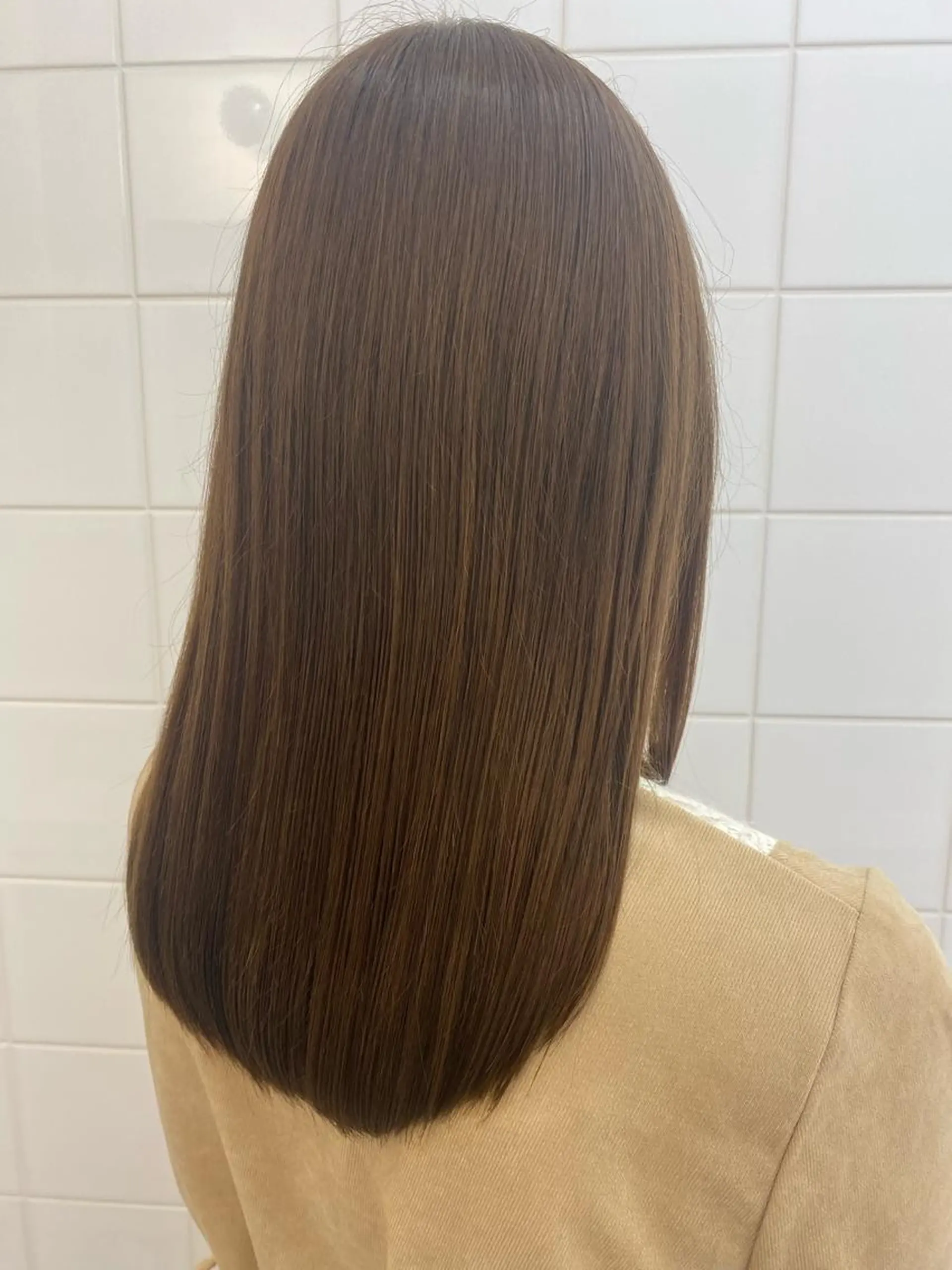 ミディアム トリートメント aoi ♡グレージュ ・ベージュカラーのヘアスタイル