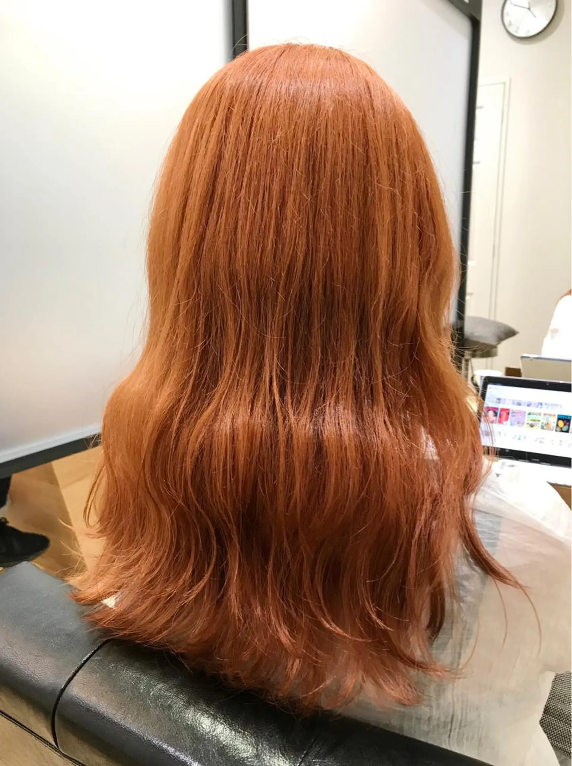 ロング カラー ベージュカラー オレンジ オレンジベージュ カット ヘアカラー トリートメント 【Zina札幌大通】 店長　福間 和也のヘアスタイル