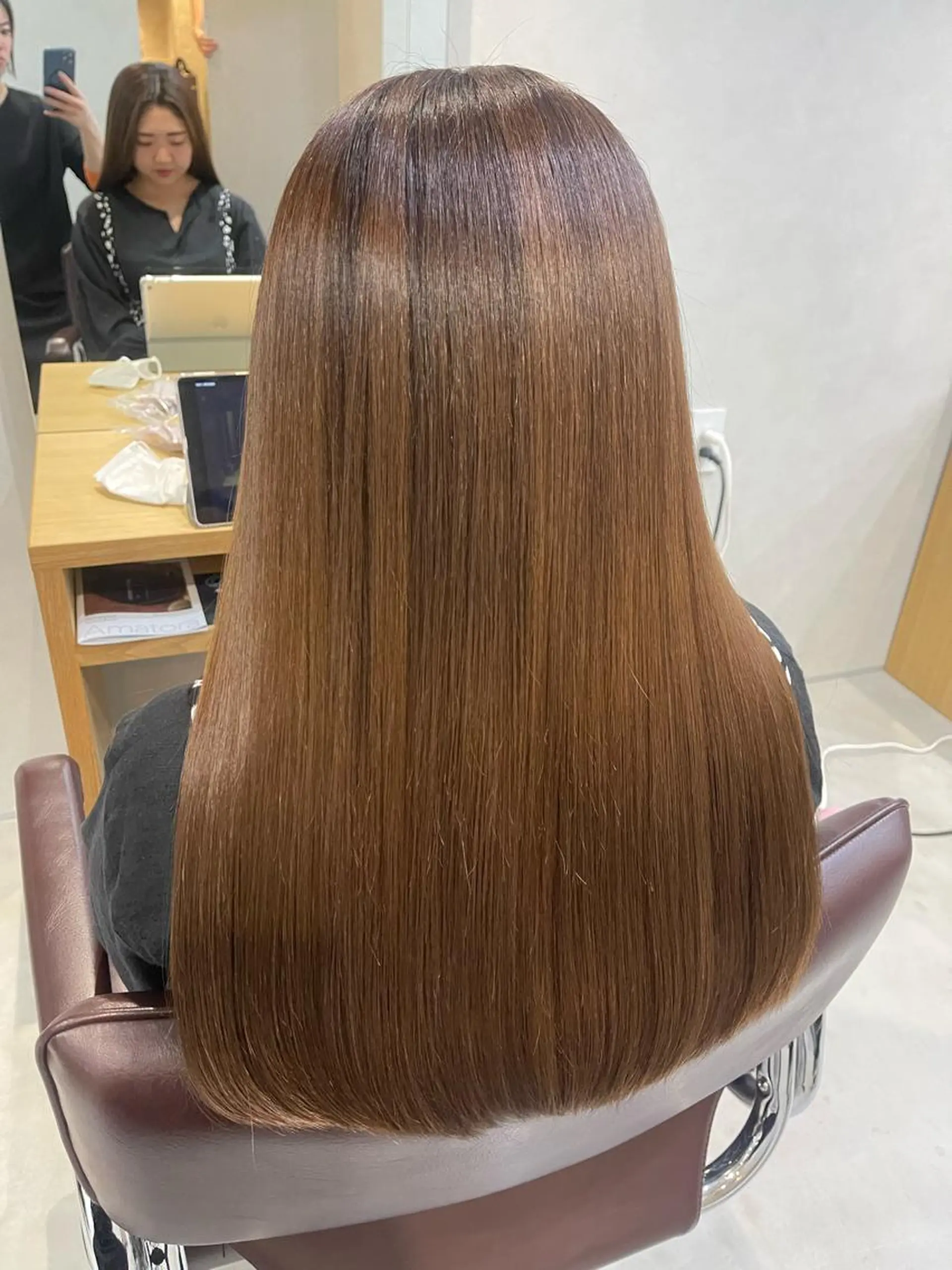 ロング 酸性ストレート ARCHE-OSAKA 心斎橋店所属・ARCHE 心斎橋 常塚のヘアスタイル