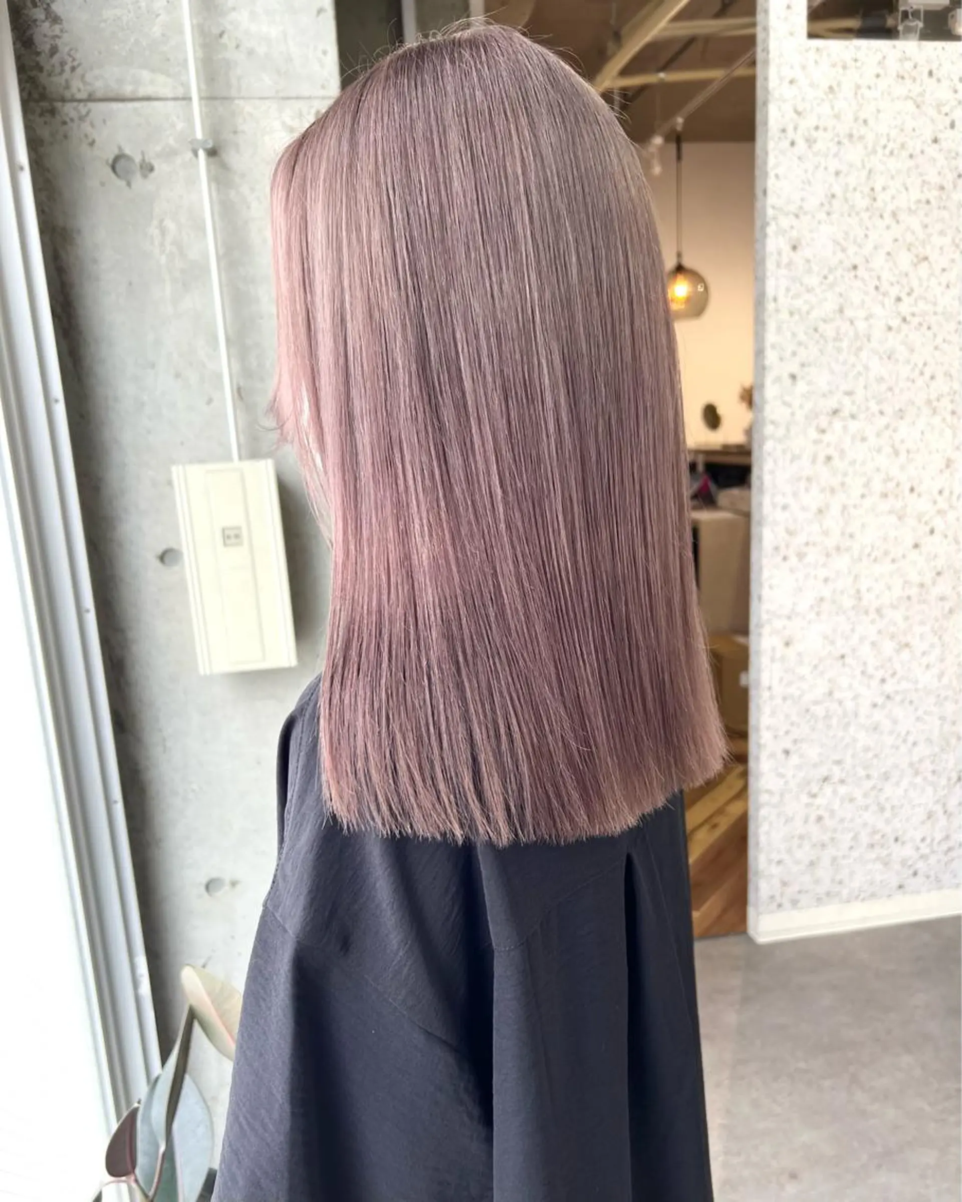ミディアム カラー バレイヤージュ ブリーチ ケアブリーチ ハイライトカラー インナーカラー lani ブリーチ /ダブルカラーのヘアスタイル