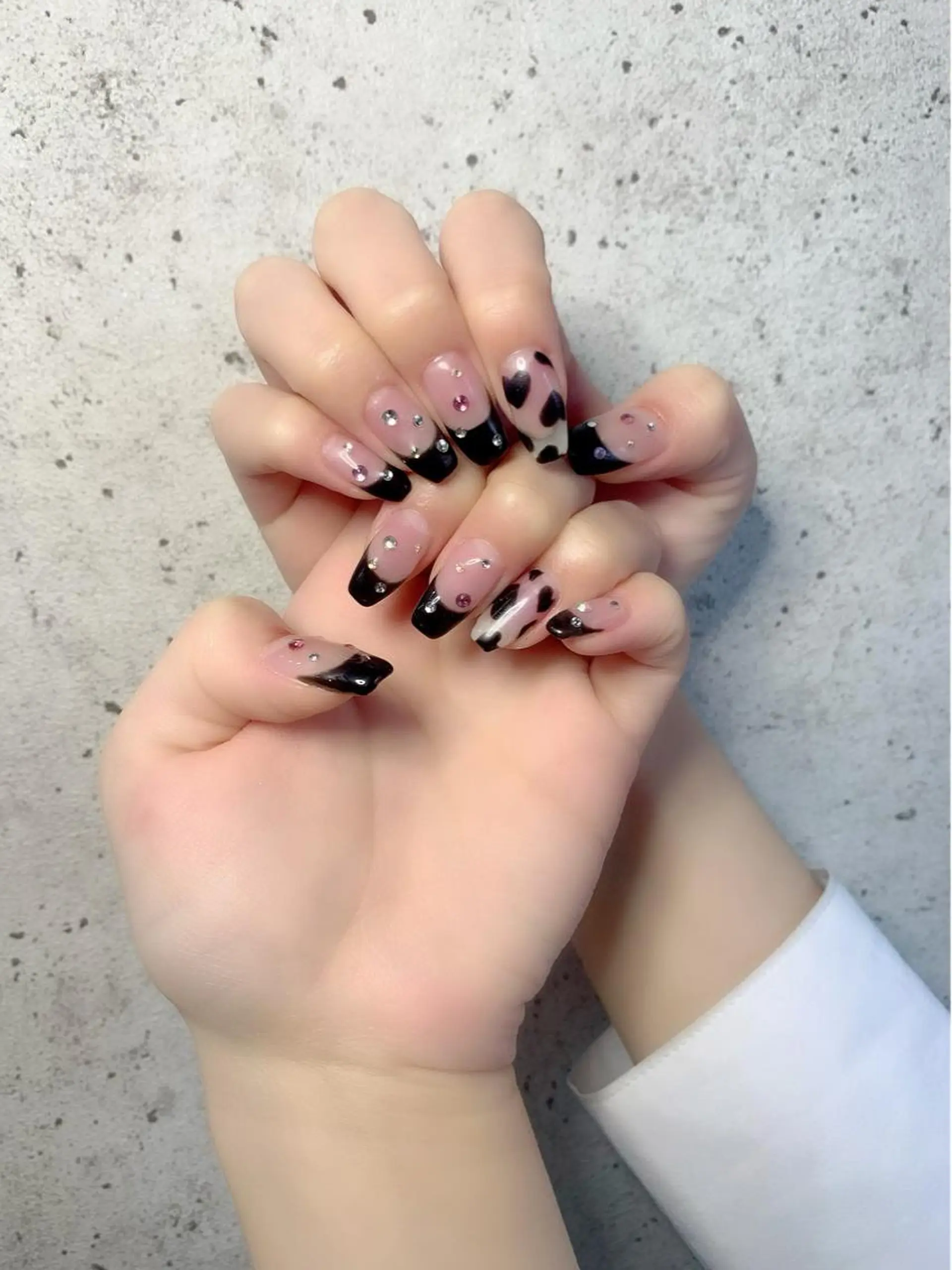 ネイル アートネイル クリアネイル フレンチネイル ハート 氷ネイル・うるうるネイル ハンドネイル Nail Salon　Ｋのネイルデザイン