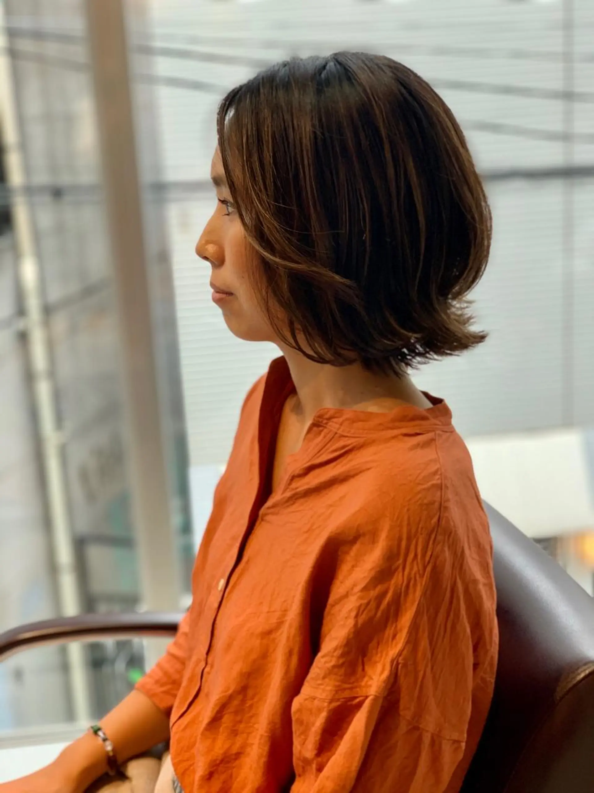 ショート ショートボブ ボブ くびれヘア ショートヘア カット トリートメント BRAIDS💎愛子 大人ハイライト💎のヘアスタイル