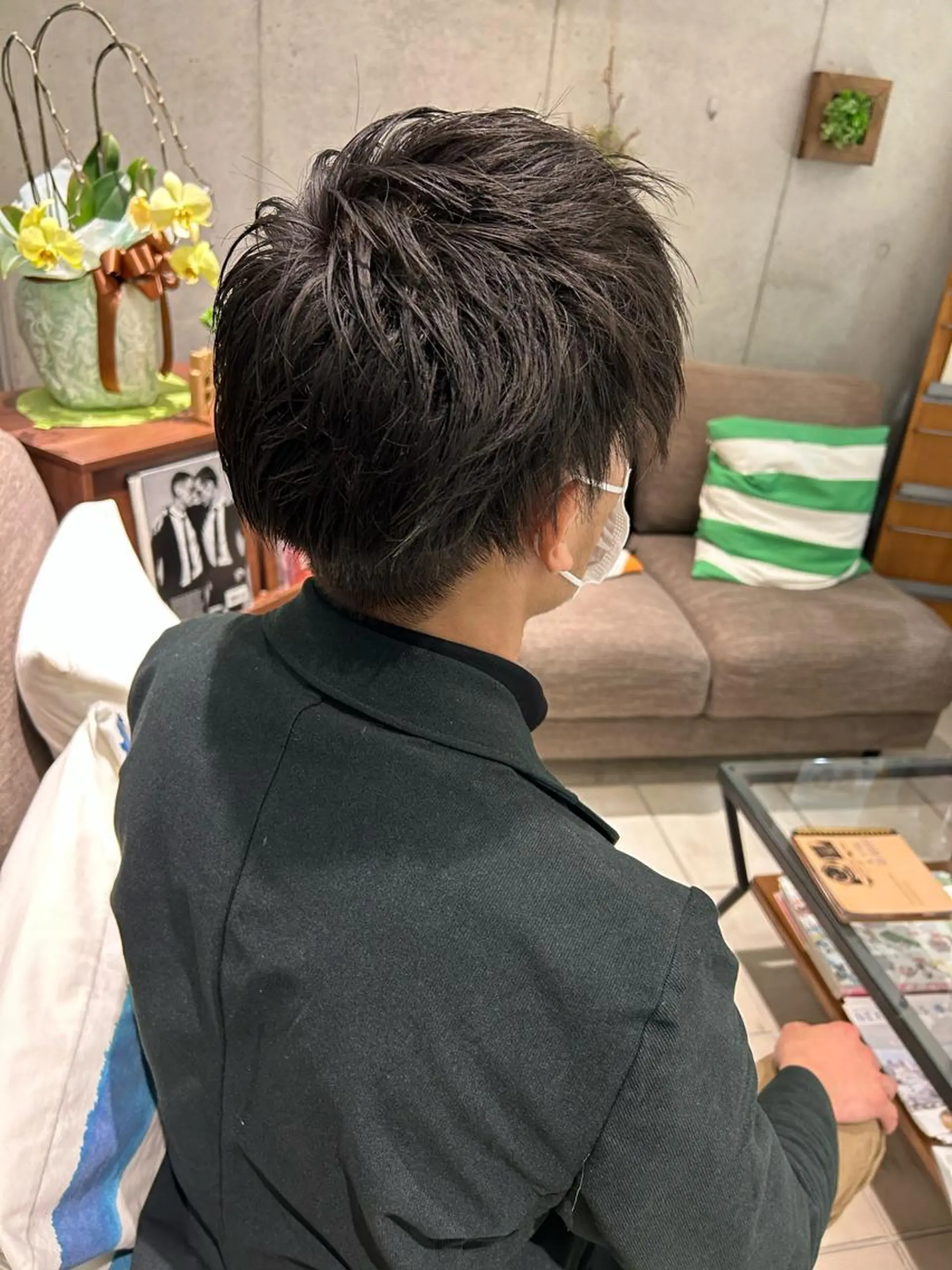 メンズ 増渕 里奈のヘアスタイル