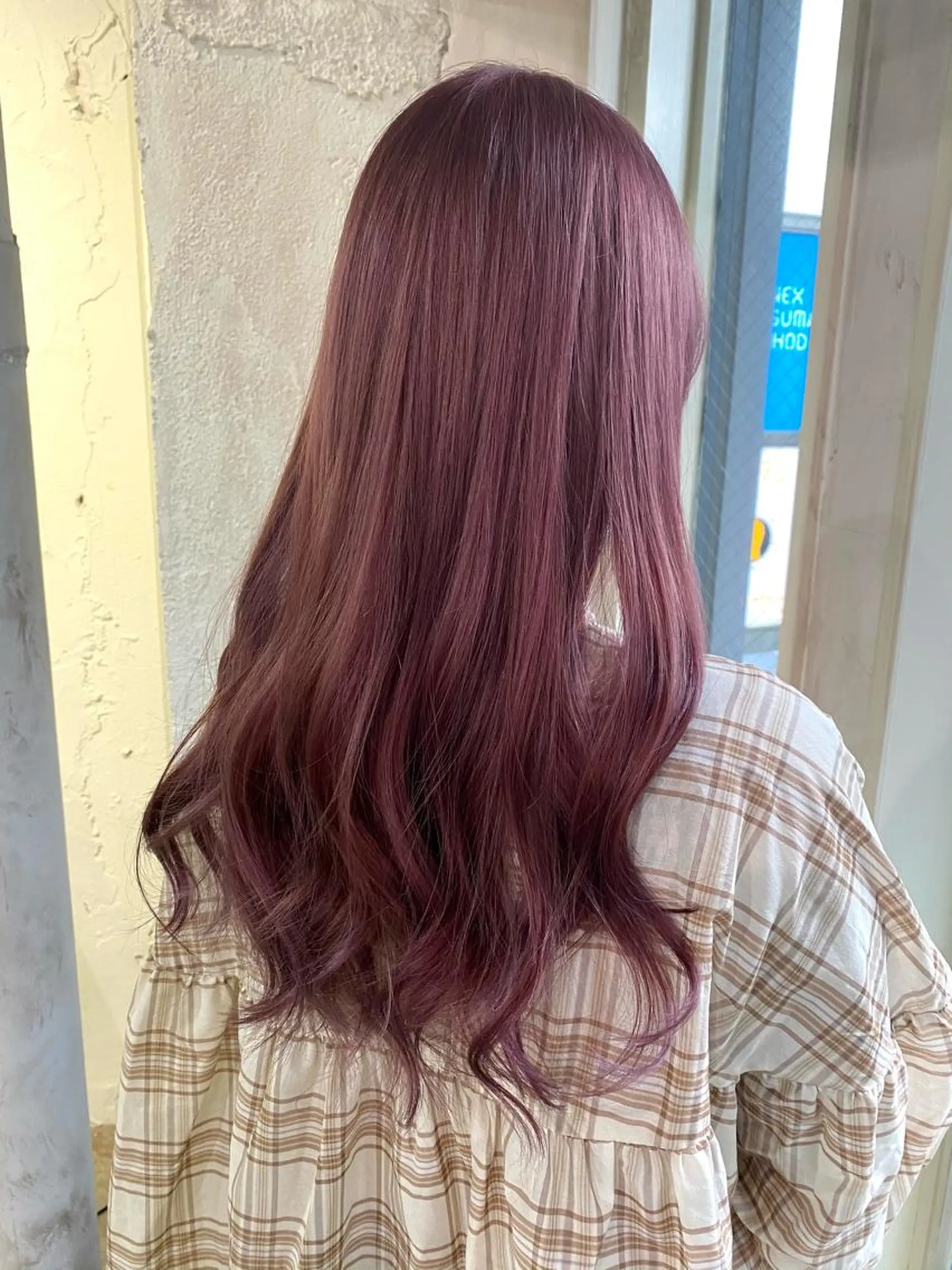 ロング カラー ブリーチ ピンクカラー ピンクパープル パープルカラー ミニモお気に入り数 No.1宍戸雄弥のヘアスタイル