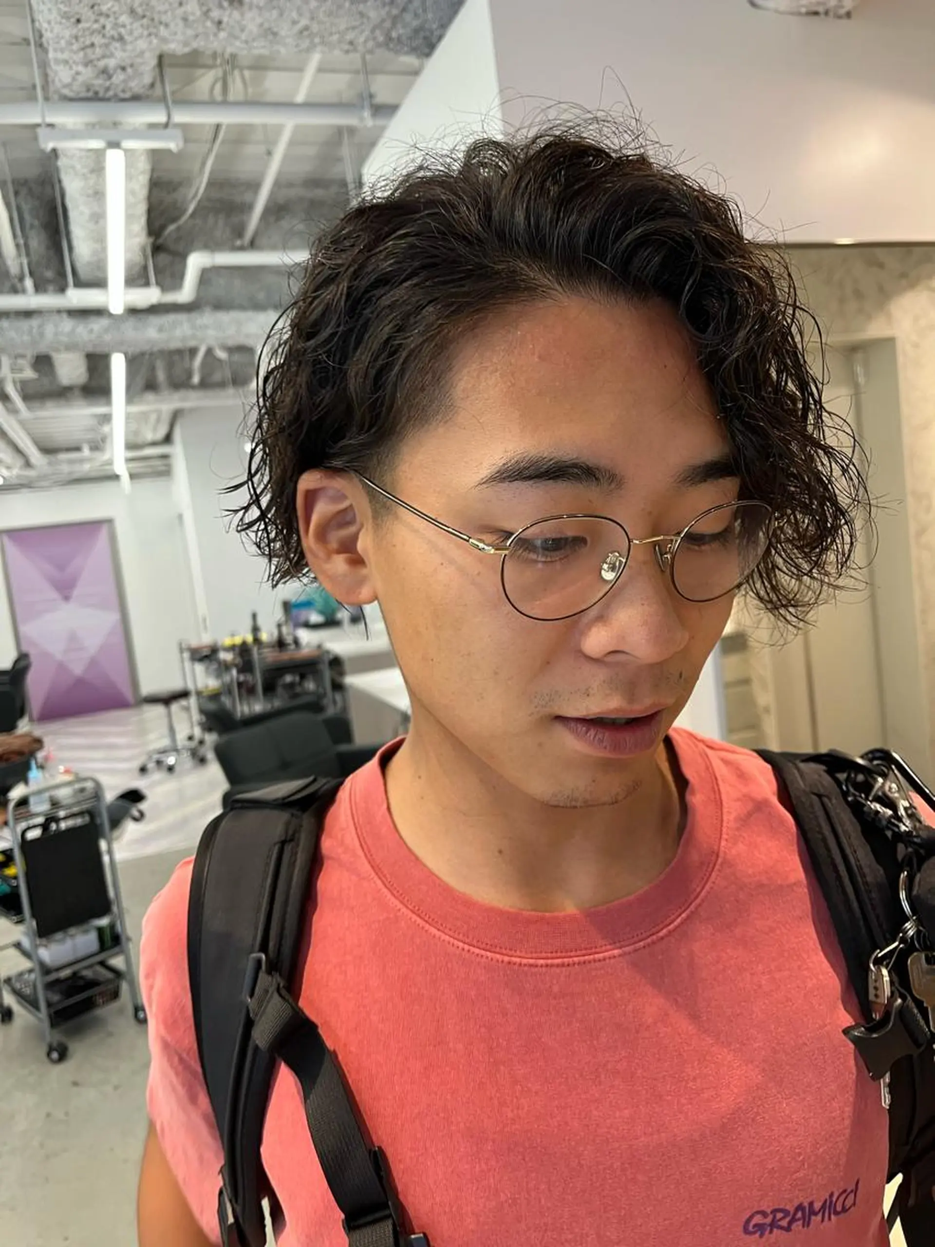 パーマ メンズ カット パーマ トリートメント 【代表】 辻龍樹のヘアスタイル