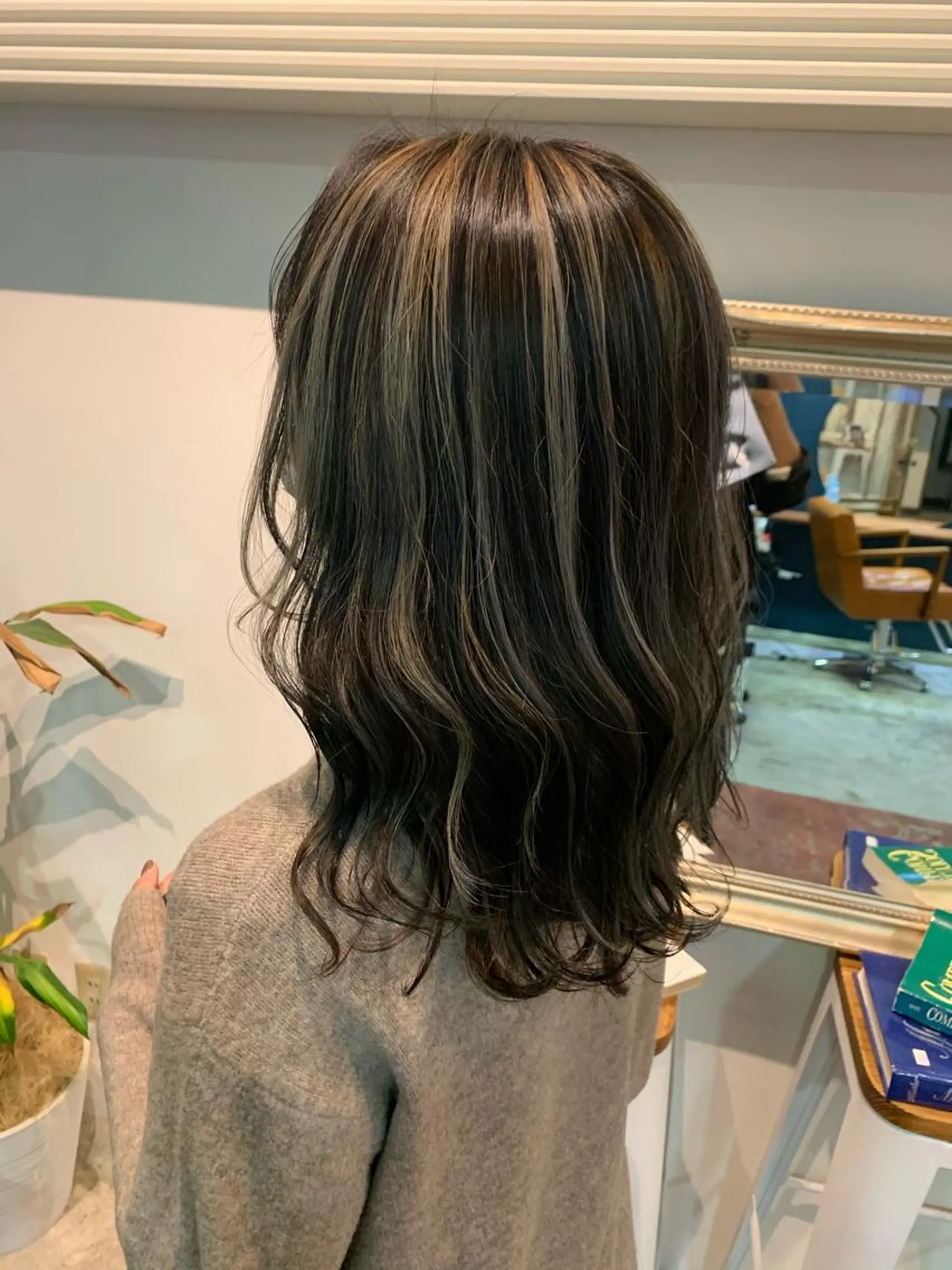 ロング ハイライト ヘアカラー トリートメント ヘッドスパ ヘアセット 大宮/山口 竣也のヘアスタイル