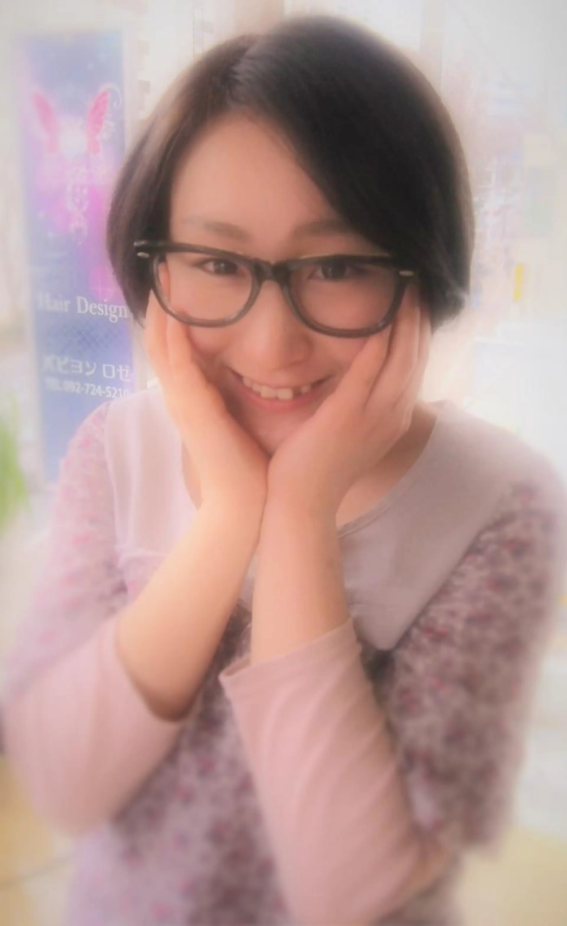 カラー カット パピヨンロゼ 酸性/髪質改善のヘアスタイル