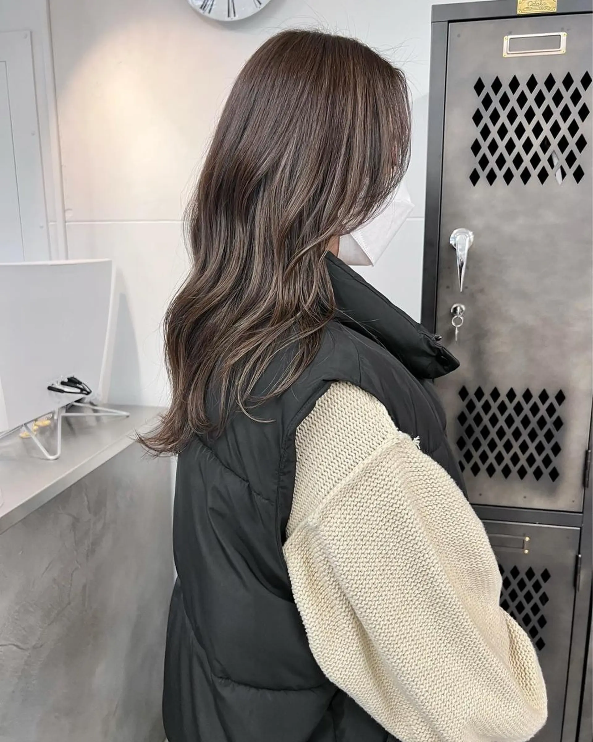 セミロング カラー カット ヘアカラー トリートメント 樫原裕二/レイヤー カット/透明感カラーのヘアスタイル