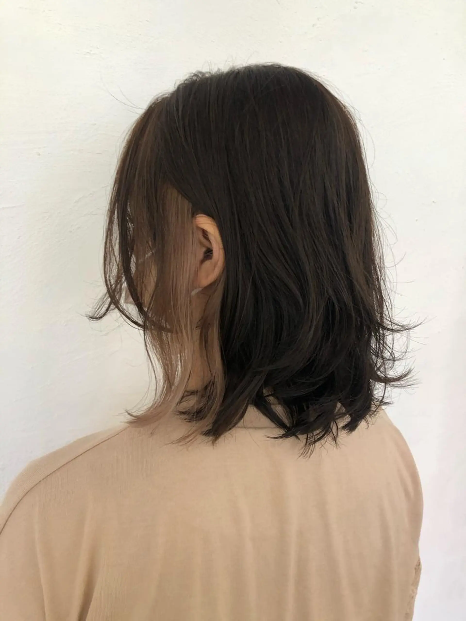 ミディアム カラー 冨木 雄斗のヘアスタイル