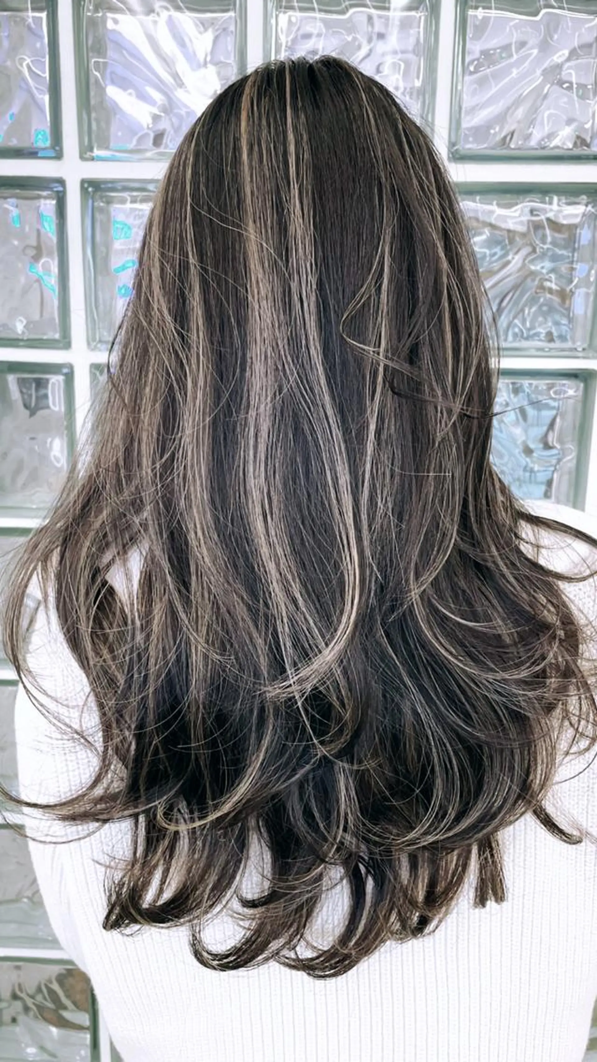 ロング カット ヘアカラー トリートメント 家田 竜のヘアスタイル