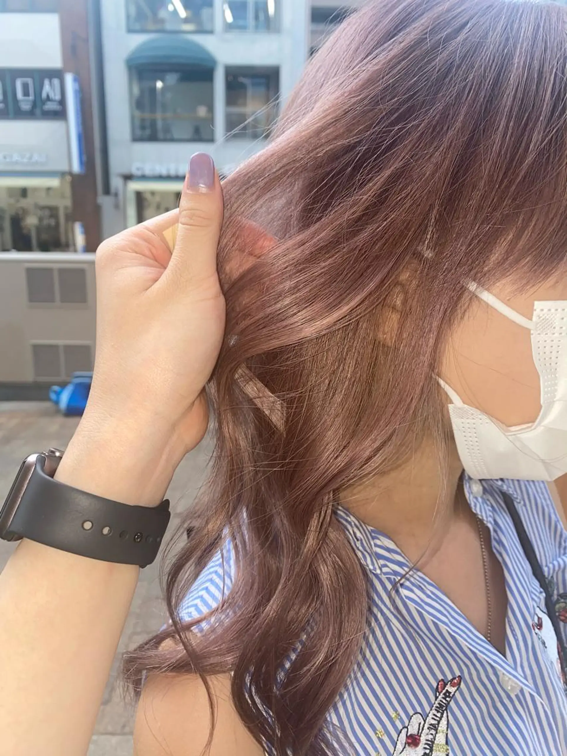 セミロング カラー 当日予約◎ risaのヘアスタイル