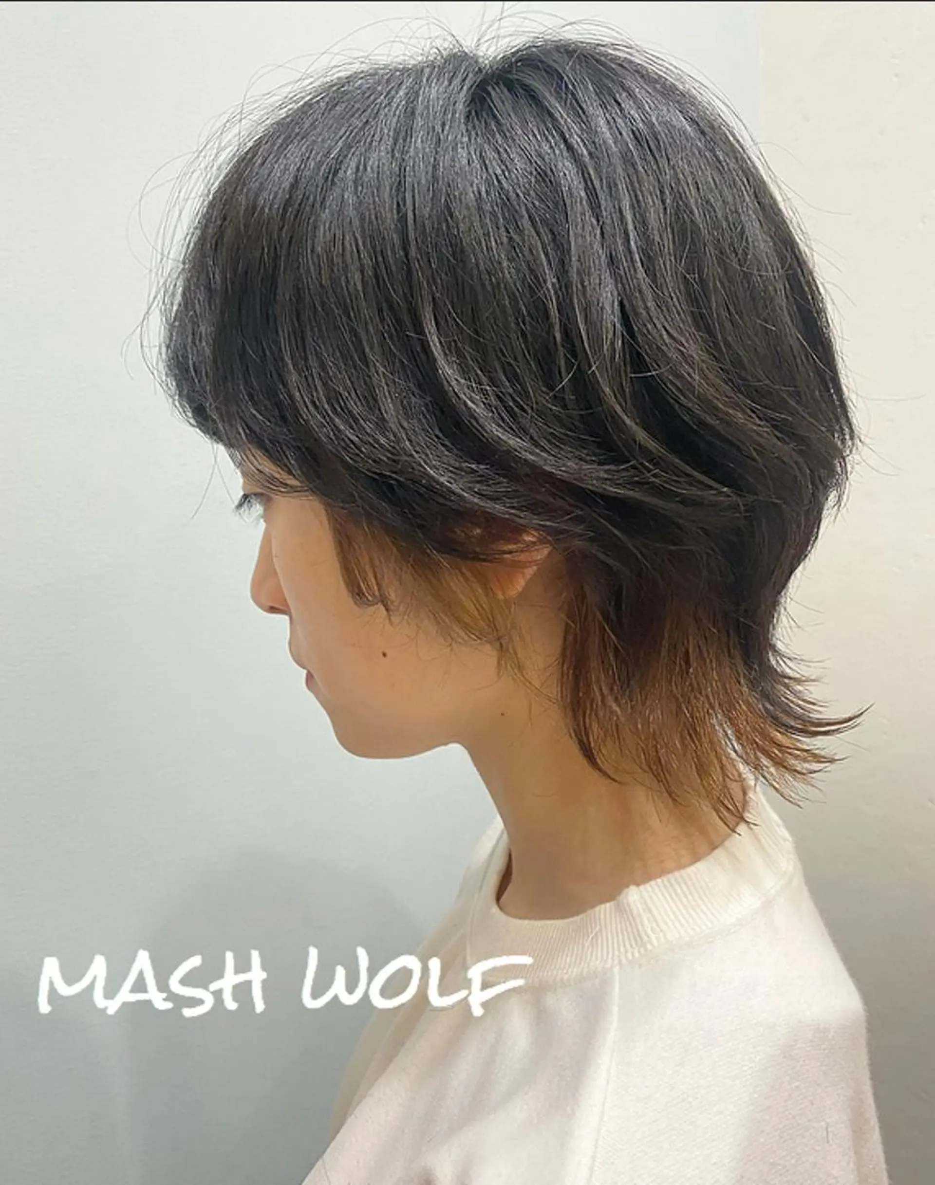 ショート カラー ブリーチ デザインカラー くせ毛 ウルフカット 【浜松・豊橋】 ニシモトのヘアスタイル