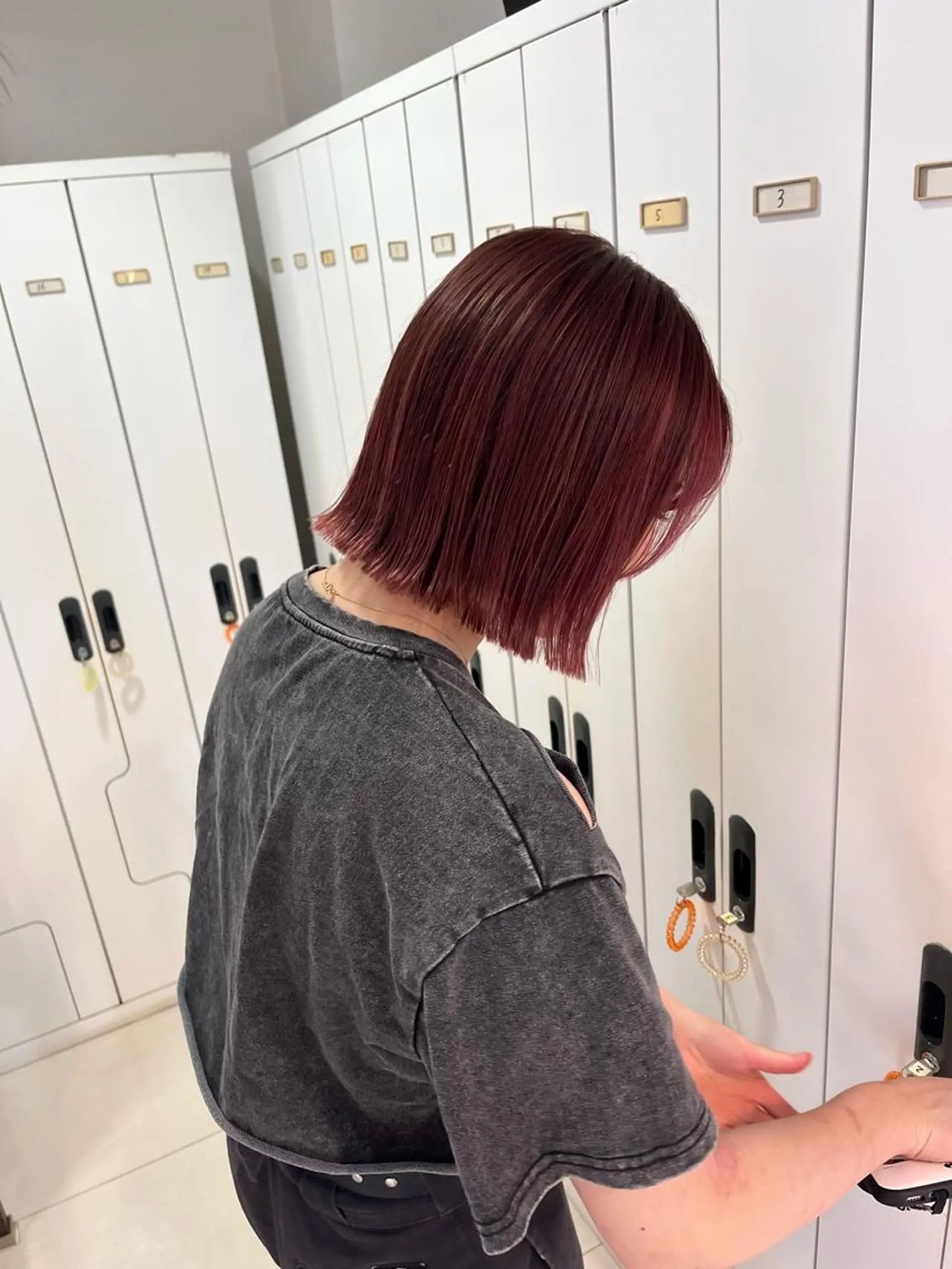 ショート ボブ カット トリートメント ぷつっとボブ/ちゅる ピンク/mika☆のヘアスタイル