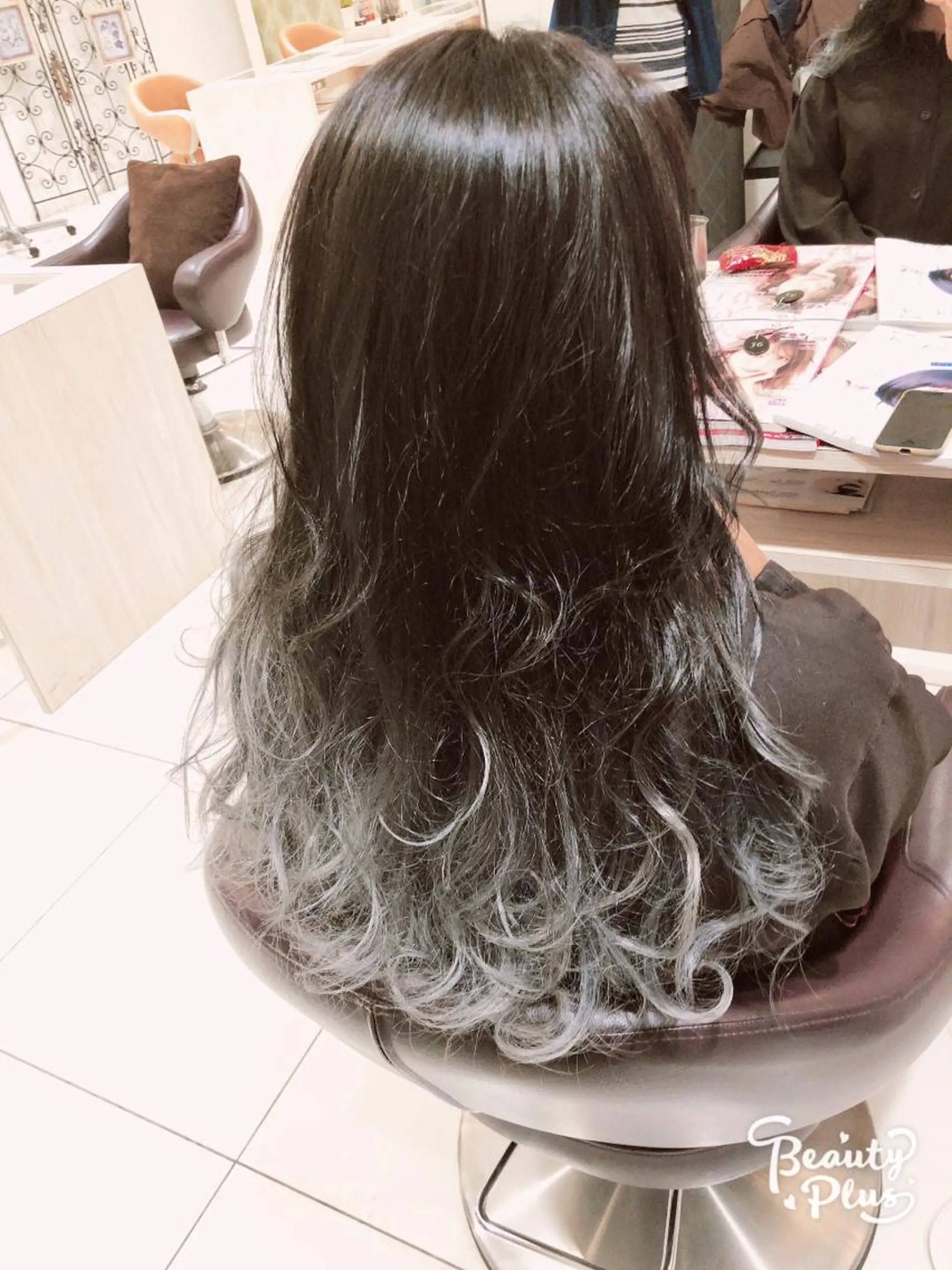 ロング カラー ヘアカラー 難しい髪質の縮毛矯正 高岡/射水/髪質改善のヘアスタイル