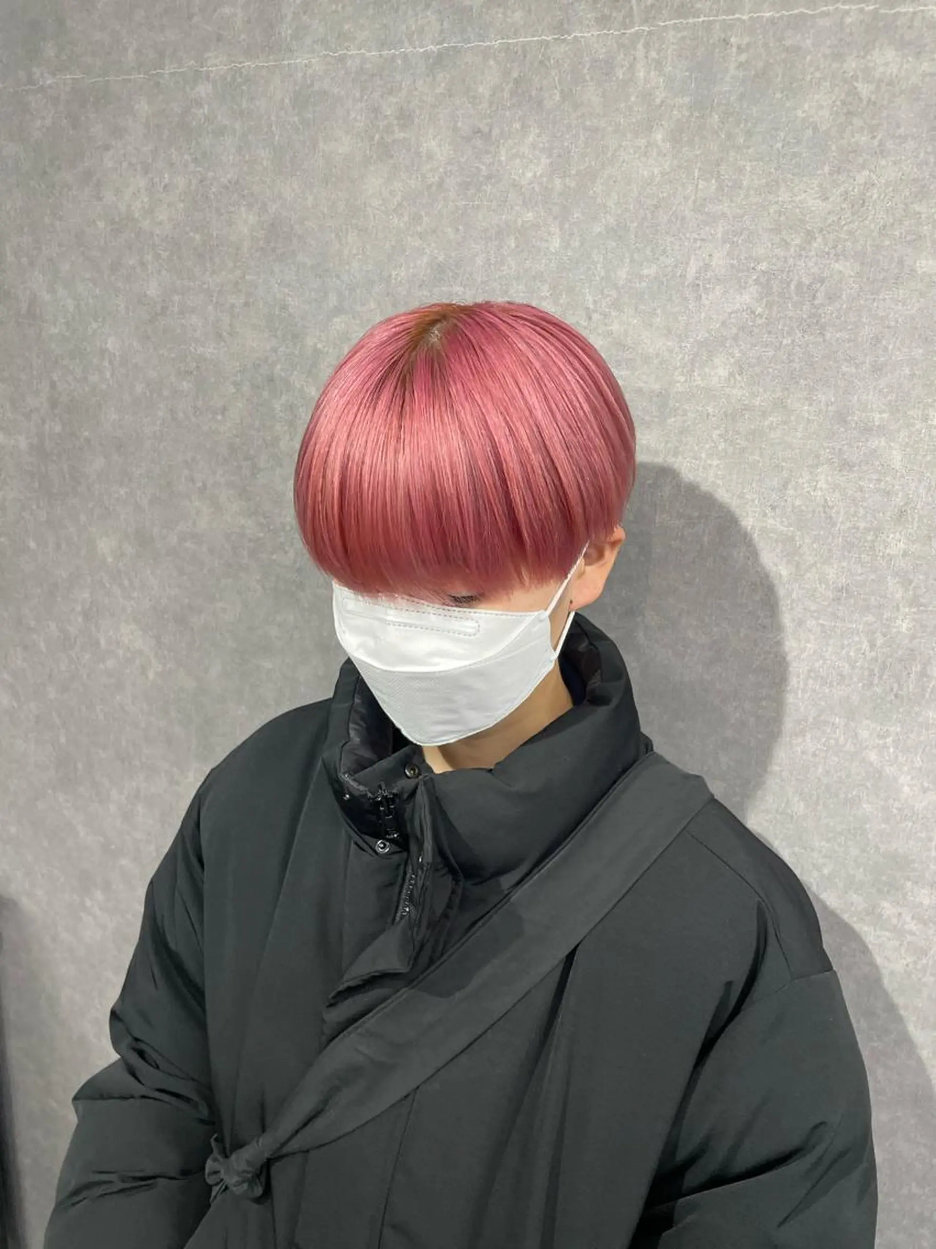 ショート カラー ピンクカラー ヘアカラー #韓国ハイトーン💓 TOWAのヘアスタイル