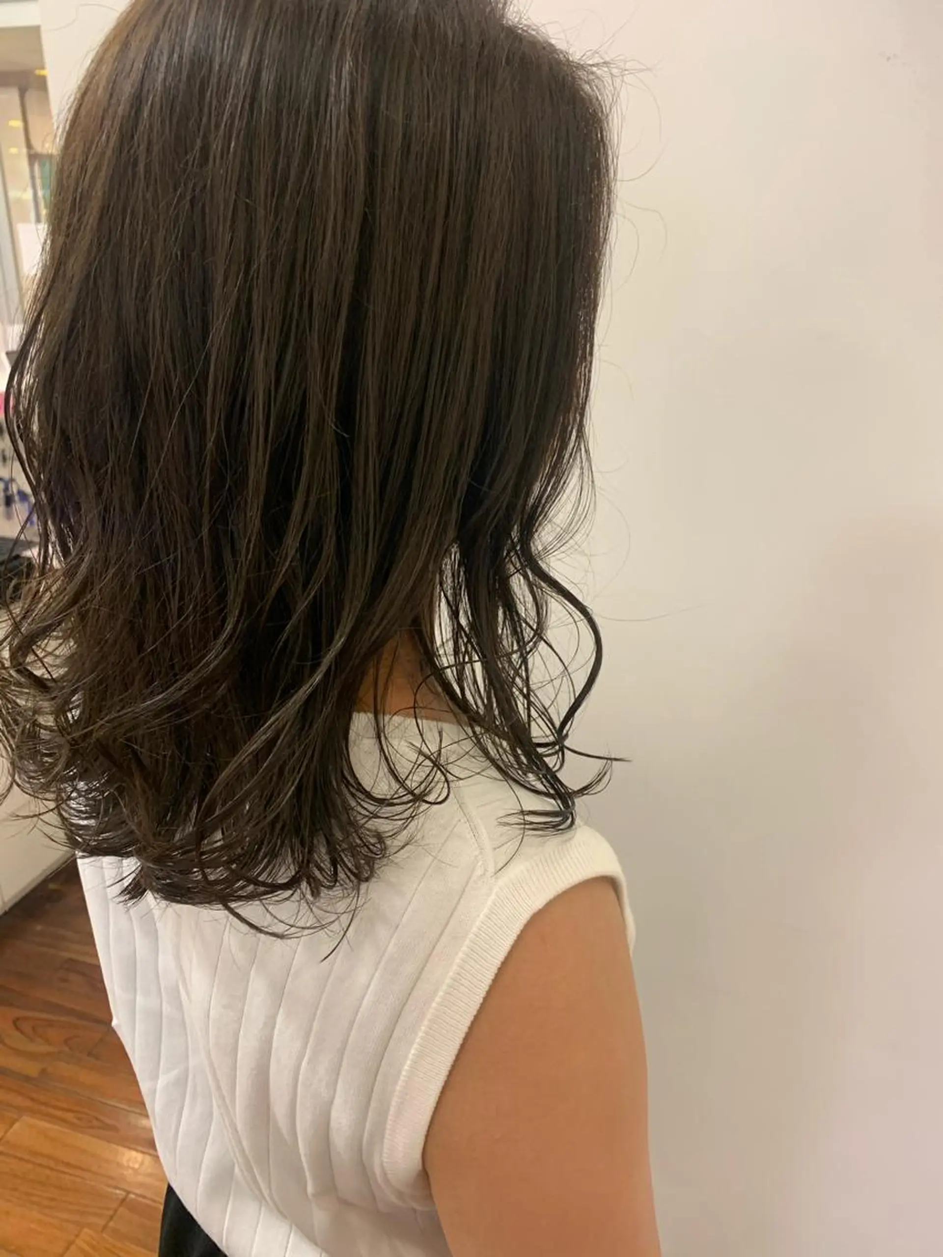 セミロング カラー 半個室サロン/透明感 /艶髪♡岸上 温♡のヘアスタイル