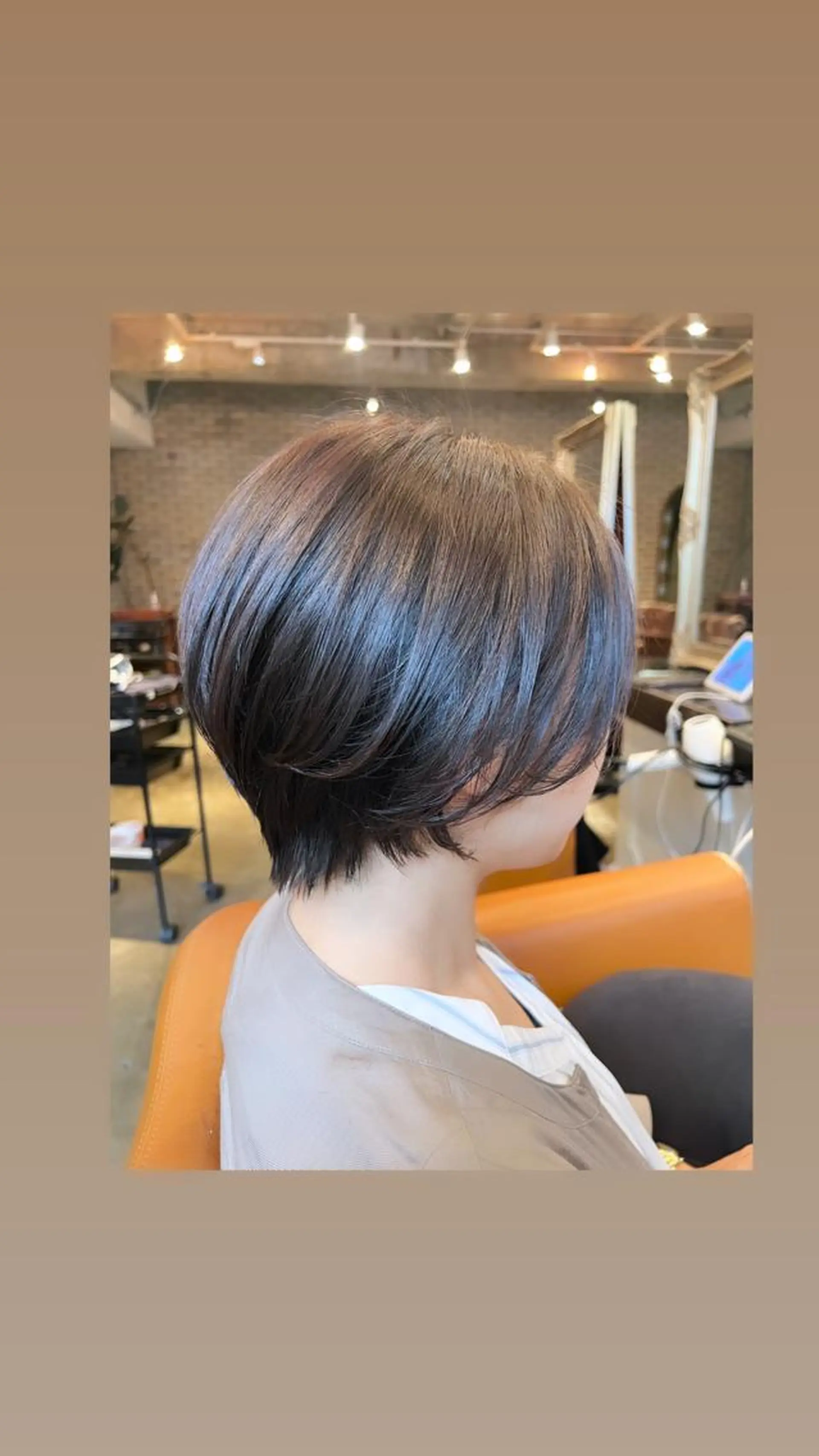 ショート カラー ショートヘア カット ヘアカラー トリートメント ハイライト/インナー /ブリーチ/レイヤーのヘアスタイル