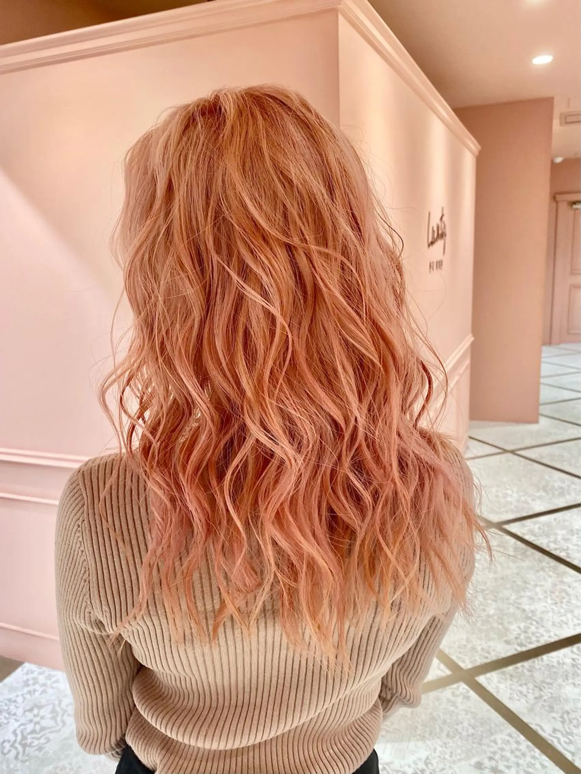ロング カラー バレイヤージュ ブリーチ ケアブリーチ ダブルカラー ハイライトカラー welring hair salonのヘアスタイル
