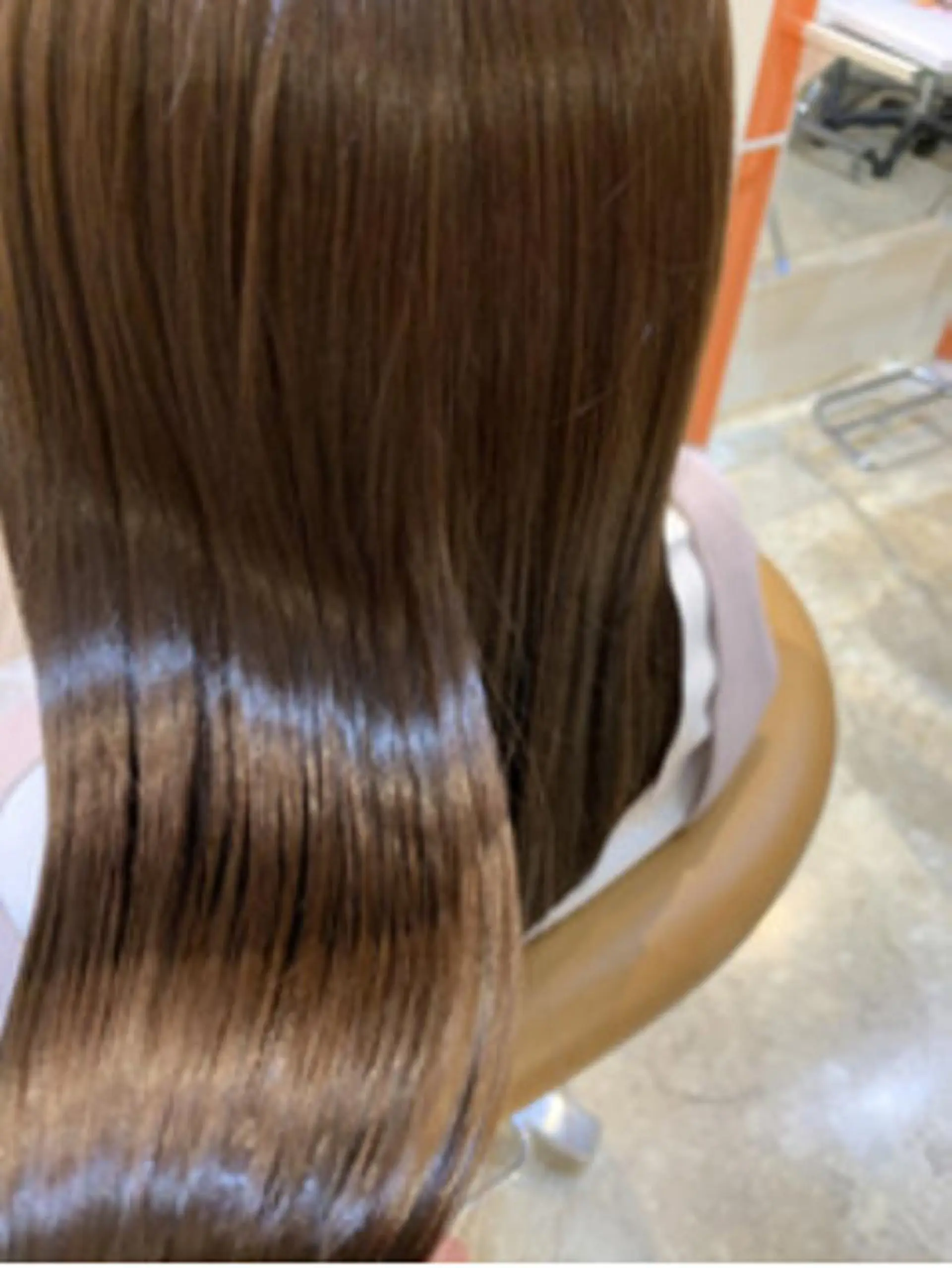 カラー カット 縮毛矯正 トリートメント 柔らか透明感カラー ｜ほんのりレイヤー｜のヘアスタイル