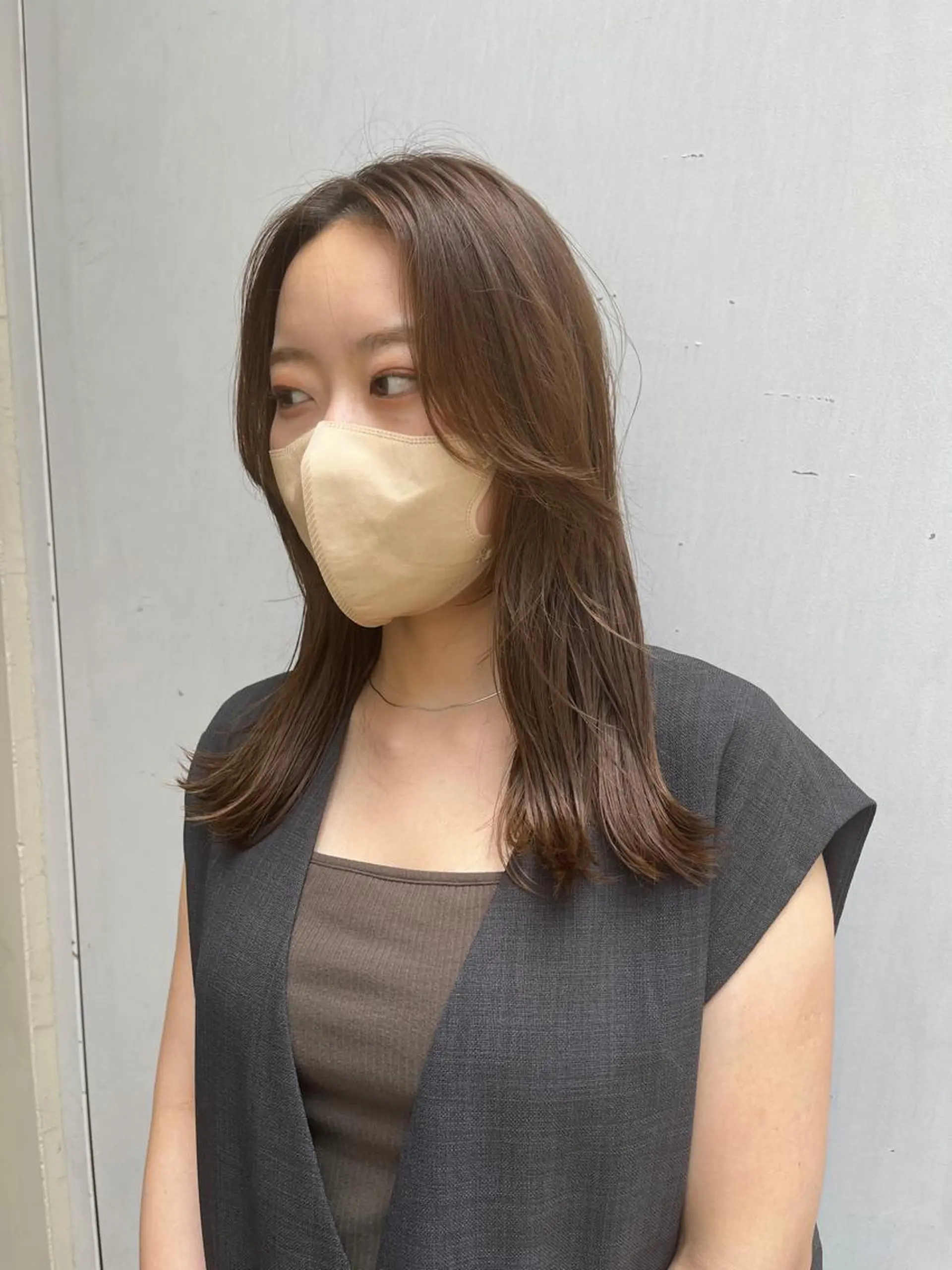 ロング レイヤーカット 似合わせカット 韓国好き🇰🇷 美容師MIKUのヘアスタイル