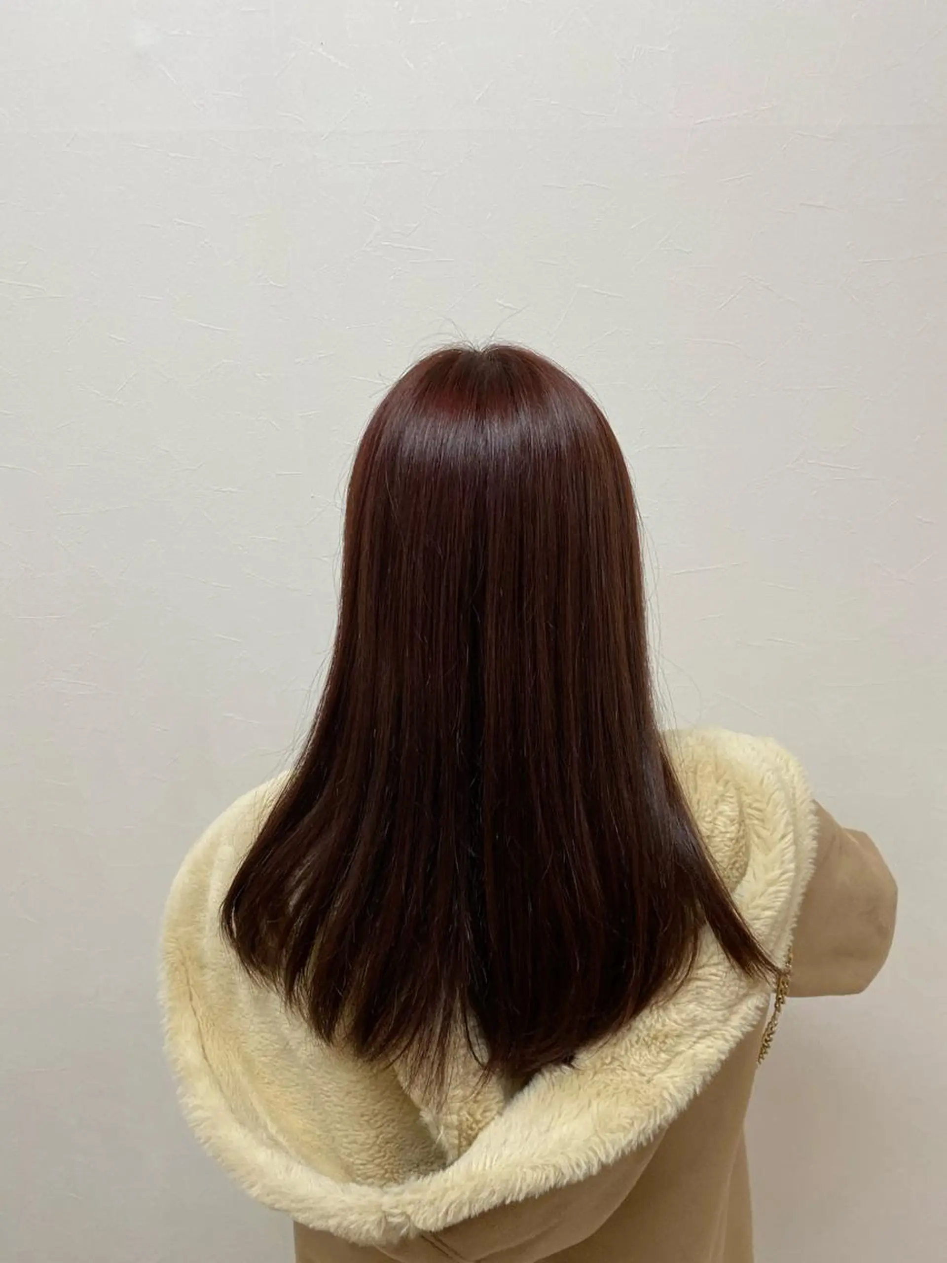 ロング ピンクブラウン カット トリートメント KAITOH ATSUSHIのヘアスタイル