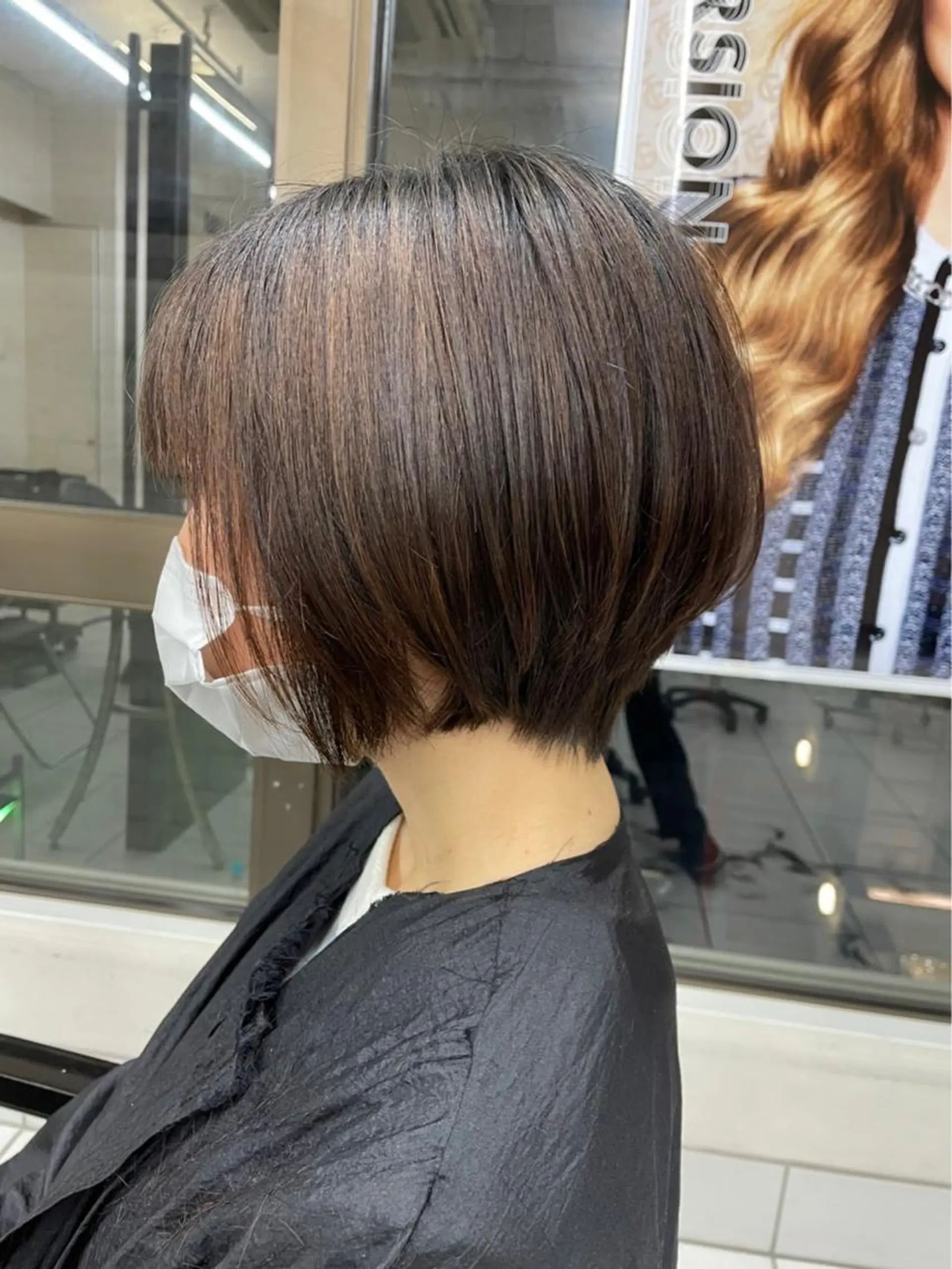 ショート ボブ 大山 真衣のヘアスタイル