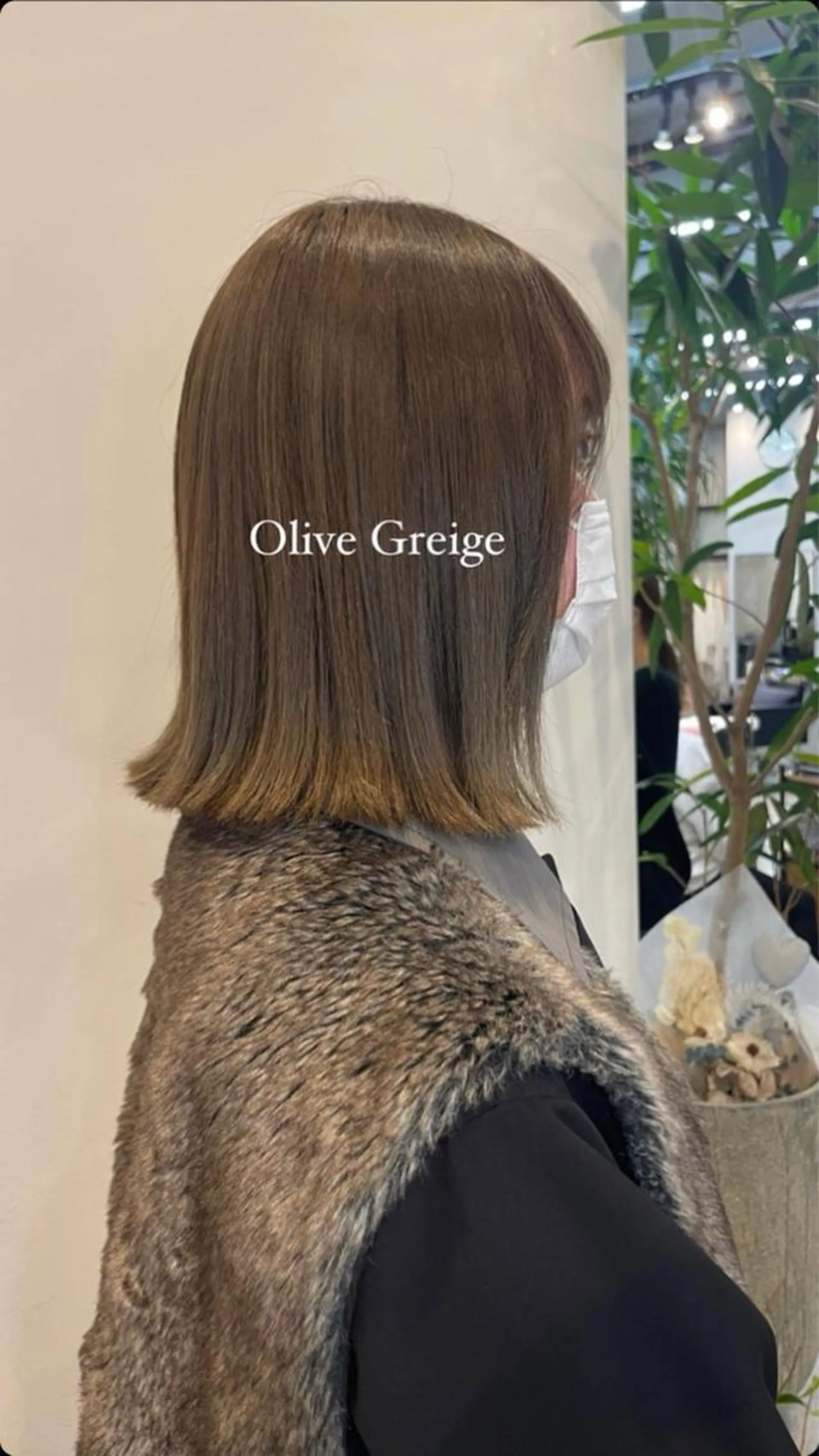 ミディアム カラー 透明感カラー オリーブカラー レイヤーカット🫧 🎀Tomoka🎀のヘアスタイル